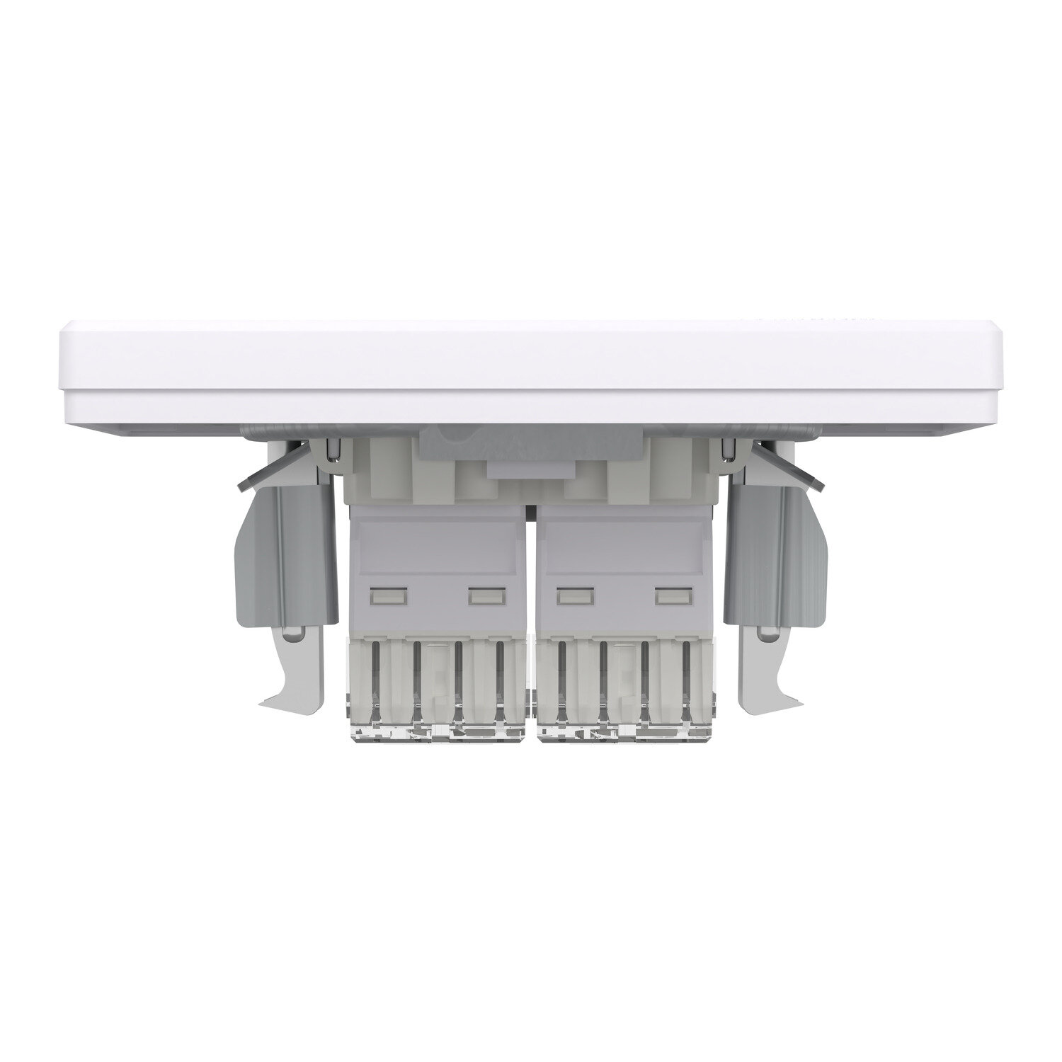 Розетка подвійна комп'ютерна rj45 Schneider Electric, Asfora білий (EPH4800121) фото6