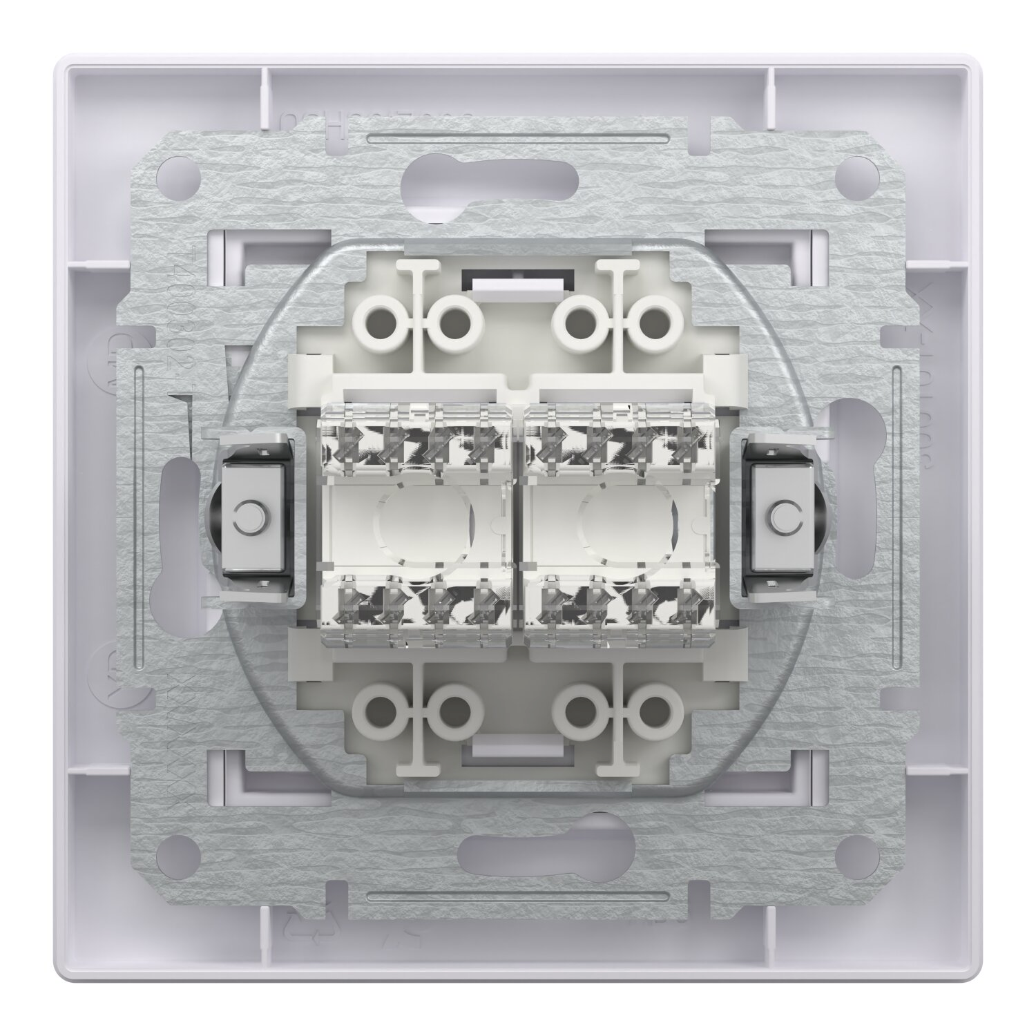 Розетка подвійна комп'ютерна rj45 Schneider Electric, Asfora білий (EPH4800121) фото9