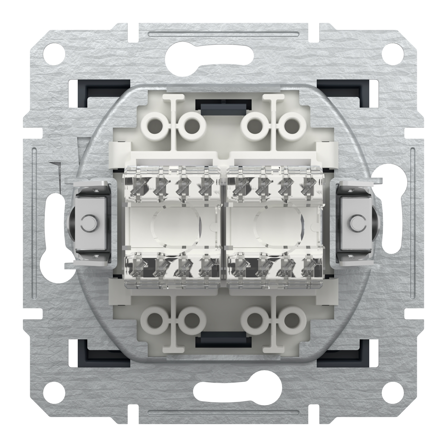Розетка подвійна комп'ютерна rj45 Schneider Electric, Asfora антрацит (EPH4800171) фото3