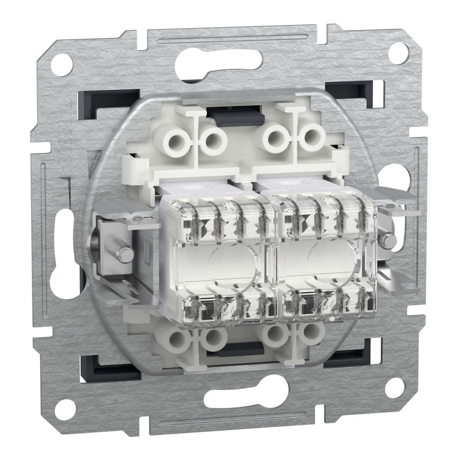 Розетка подвійна комп'ютерна rj45 Schneider Electric, Asfora антрацит (EPH4800171) фото4