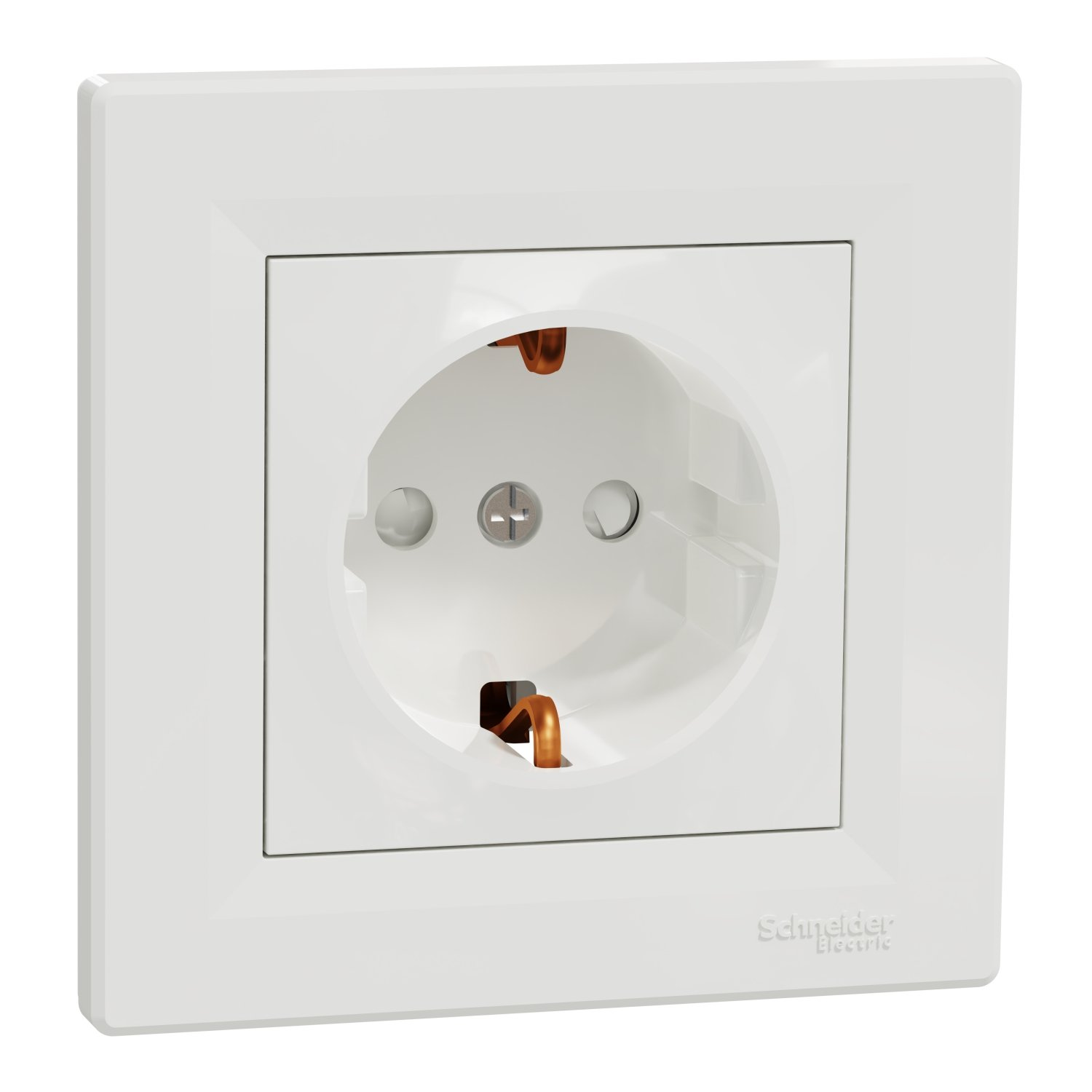 Розетка Schneider Electric ASFORA зі штор. біла (EPH2900221) фото3