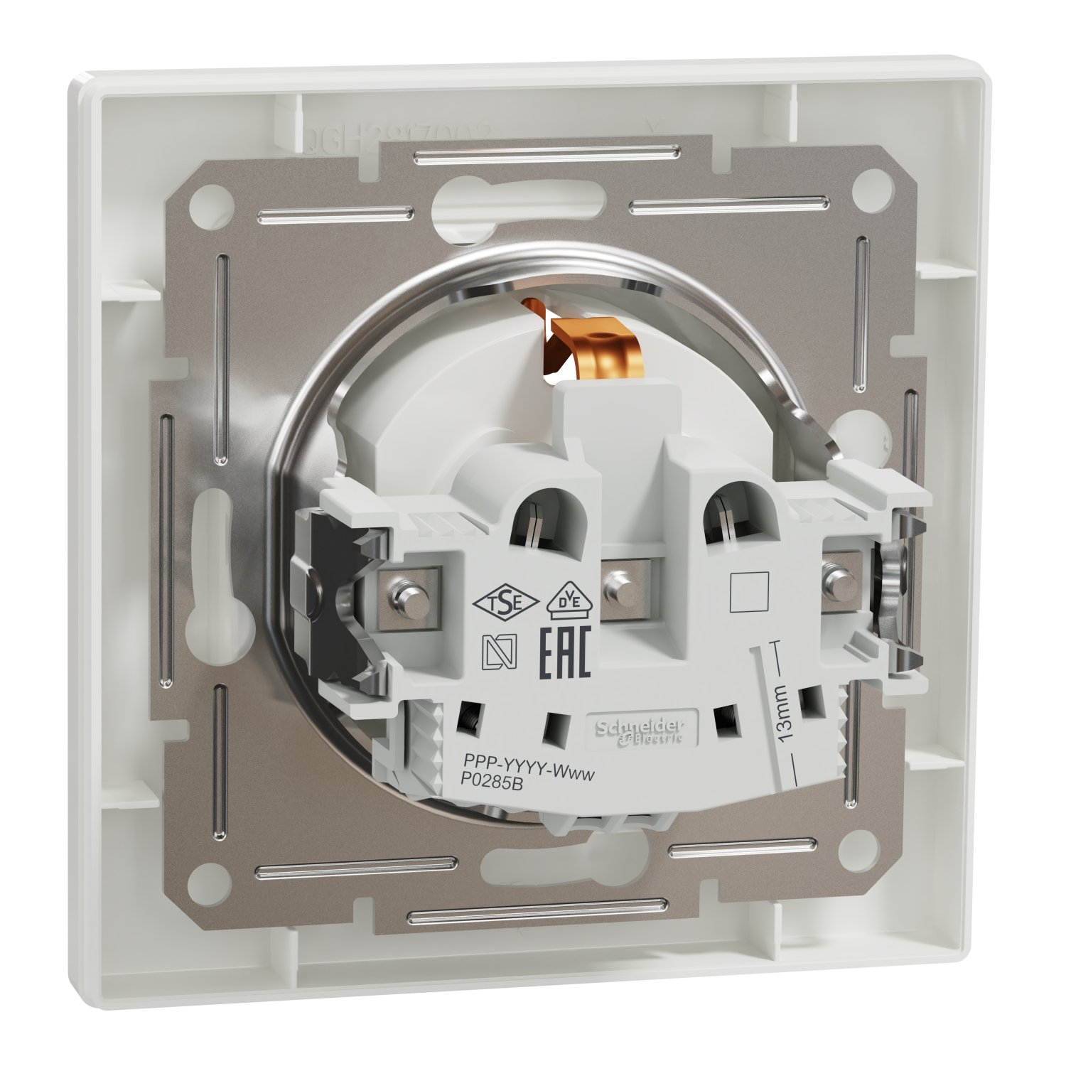 Розетка Schneider Electric ASFORA зі штор. біла (EPH2900221) фото8