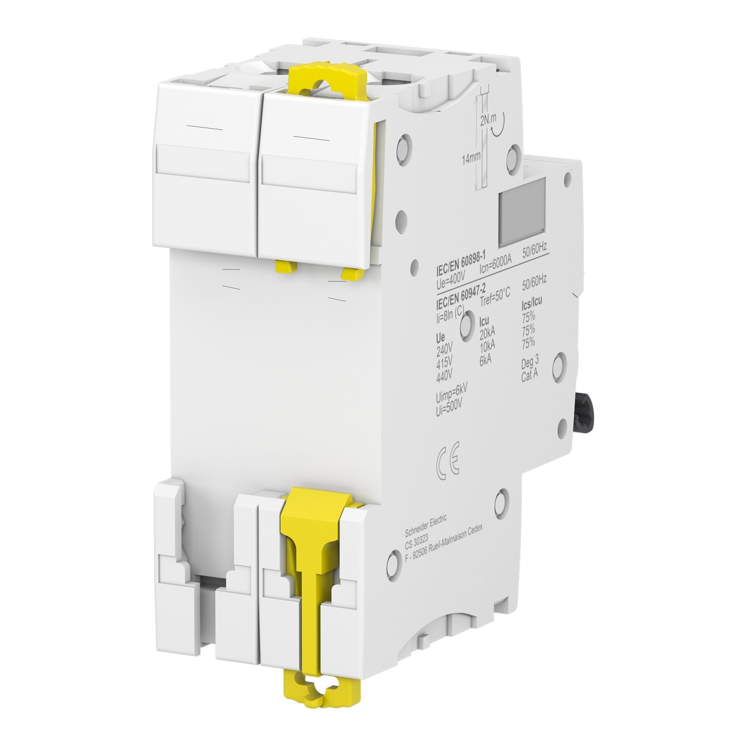 Автоматичний вимикач Schneider Electric, IC60N 2P C 25A (6kA) (A9F79225) фото5