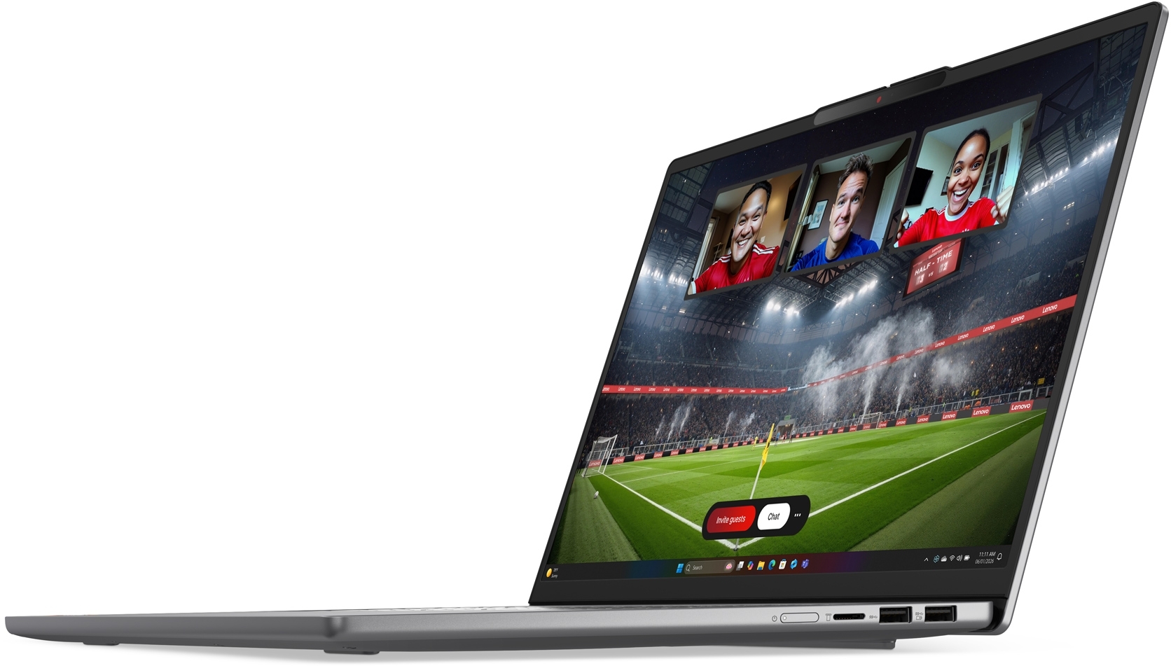 Ноутбук LENOVO IdeaPad Slim 5 16AGP11 Luna Grey (83S2005BRA) фото