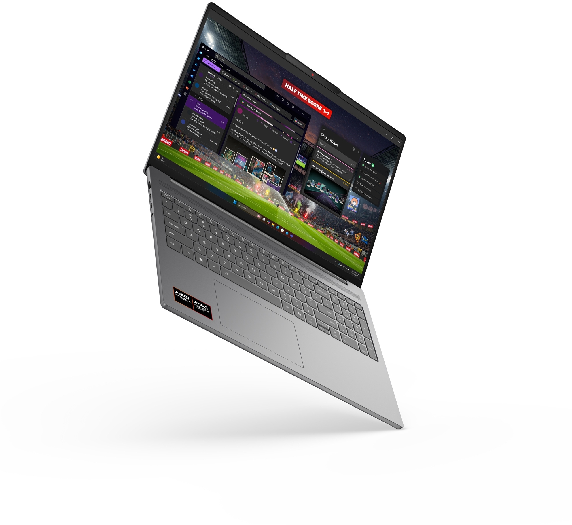 Ноутбук LENOVO IdeaPad Slim 5 16AGP11 Luna Grey (83S2005BRA) фото