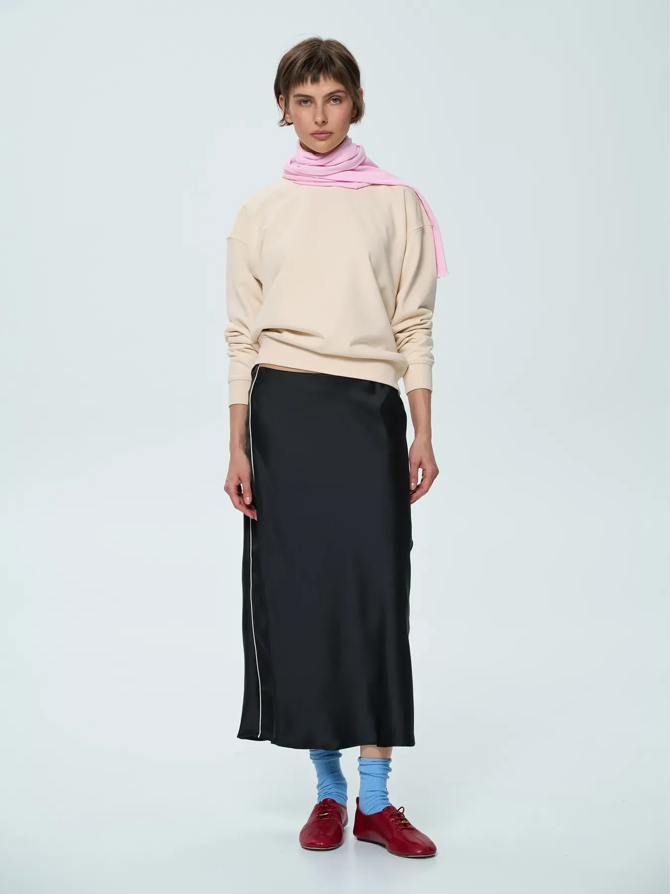 Світшот жіночий Roza 260214 S молочний фото5
