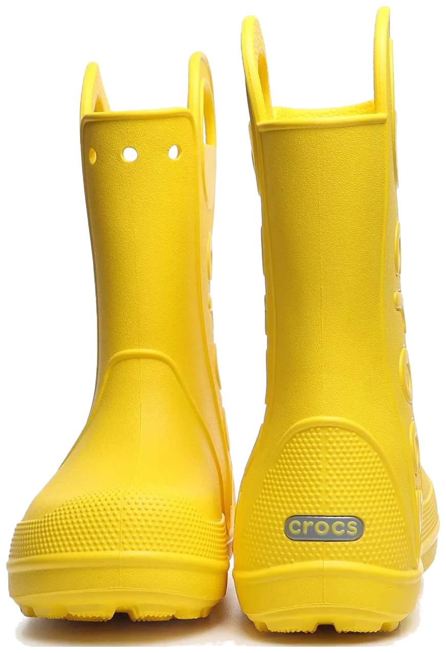 Сапоги резиновые женские Crocs Handle It Rain Boot 210956-730 38 (W8 US) желтые фото3