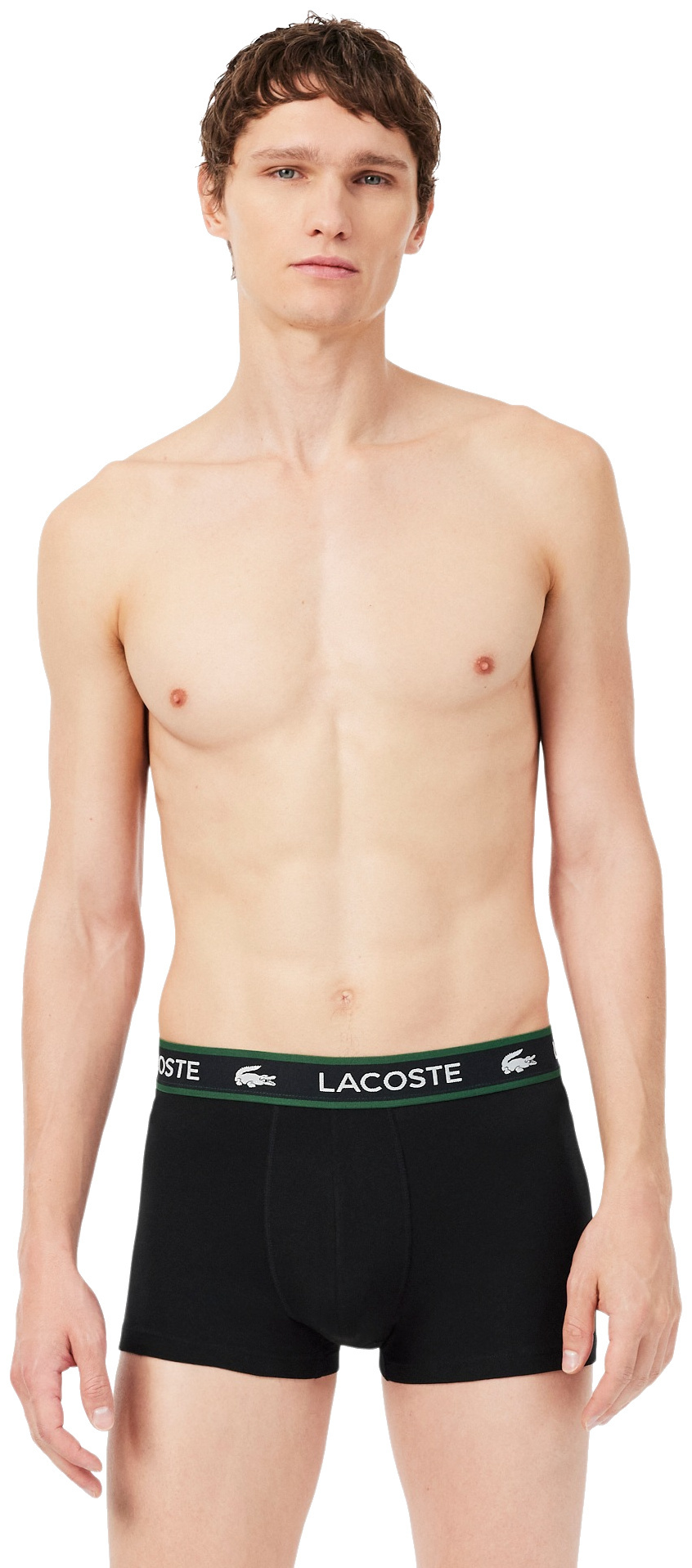Набір трусів-боксерів чоловічих Lacoste 5H0923-031 2XL 3 шт. чорні фото3