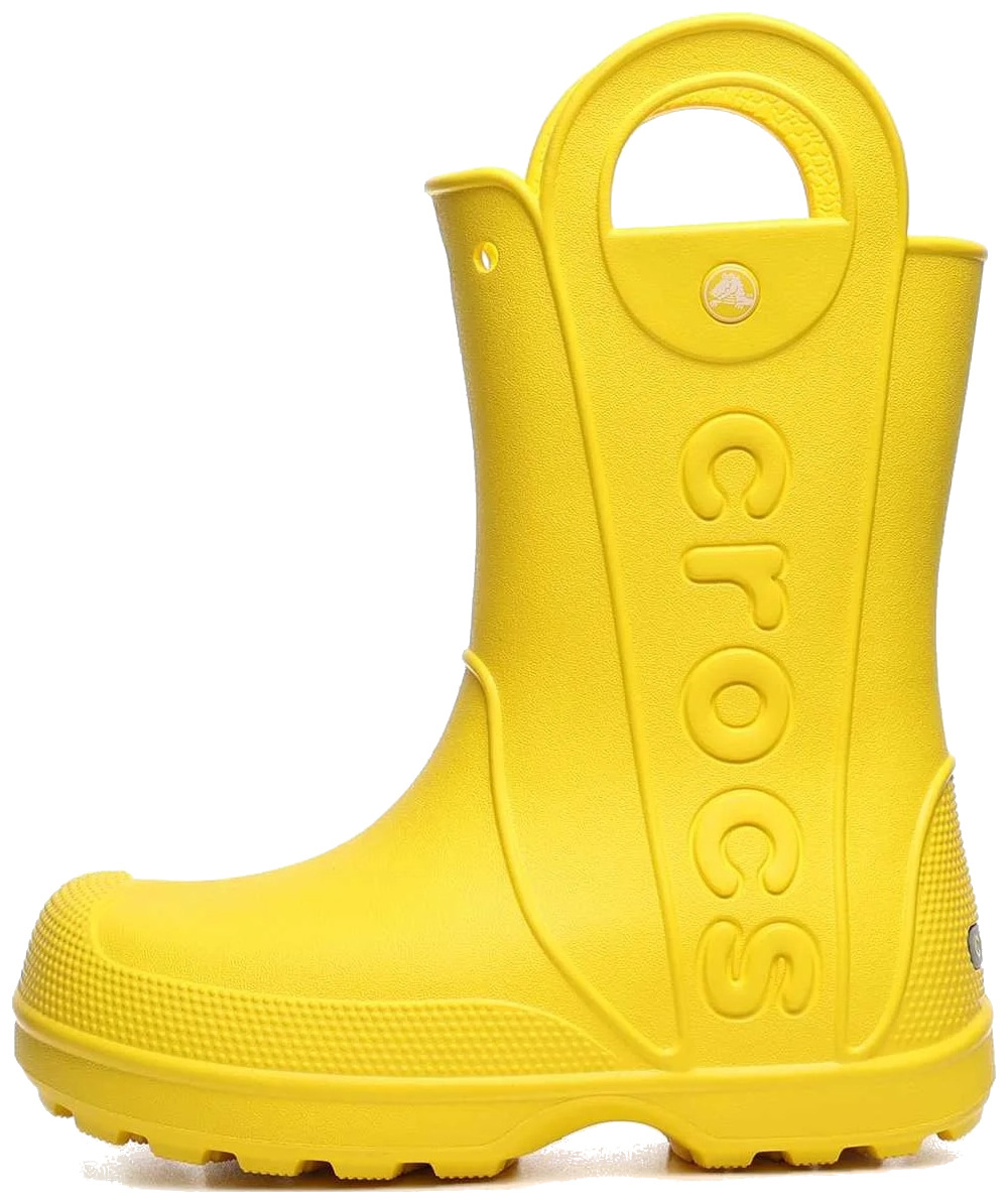 Сапоги резиновые женские Crocs Handle It Rain Boot 210956-730 36 (W6 US) желтые фото2