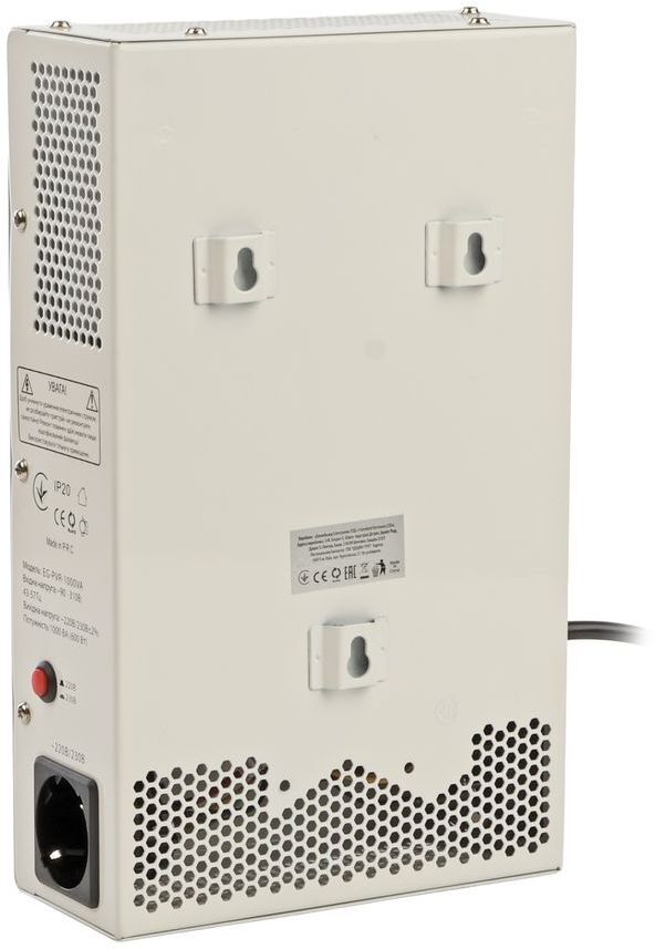 Стабілізатор напруги EnerGenie 1000 ВА (EG-PVR-1000VA) фото2