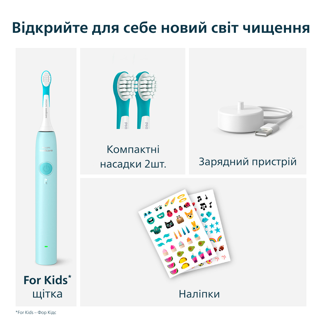 Електрична зубна щітка Philips Sonicare For Kids HX6500/23 фото11
