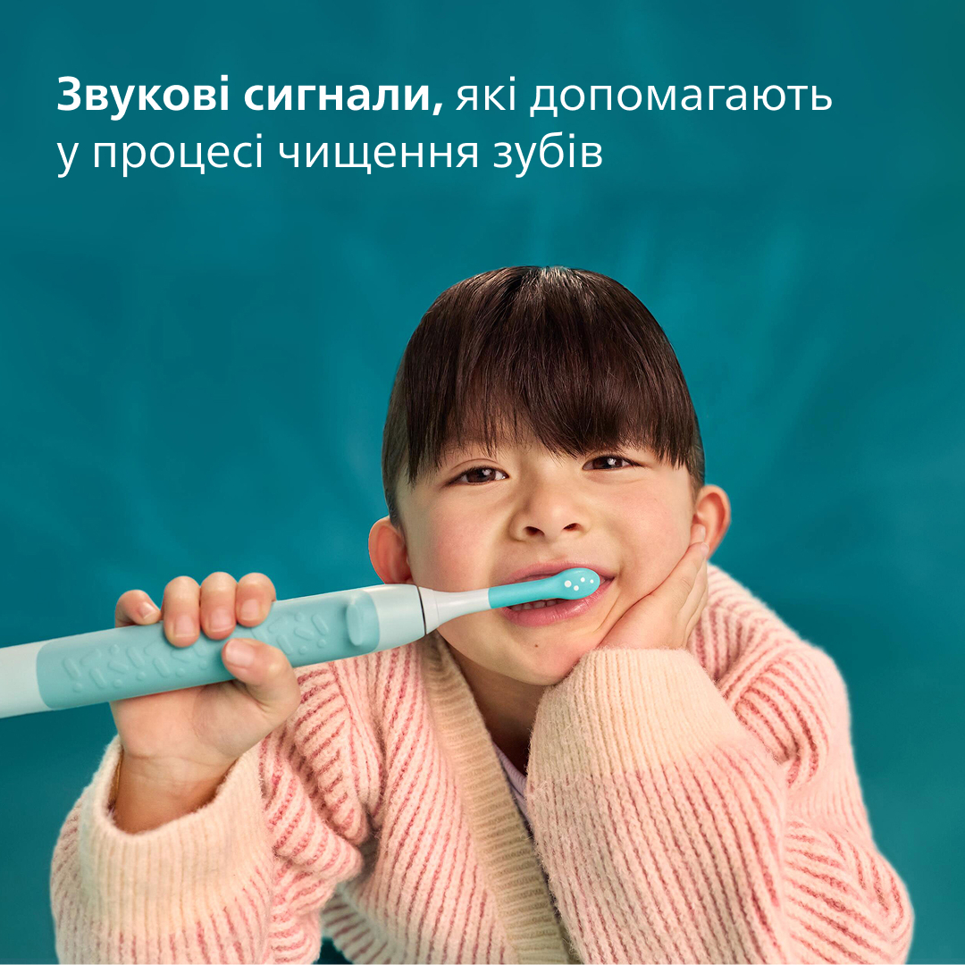 Електрична зубна щітка Philips Sonicare For Kids HX6500/23 фото8