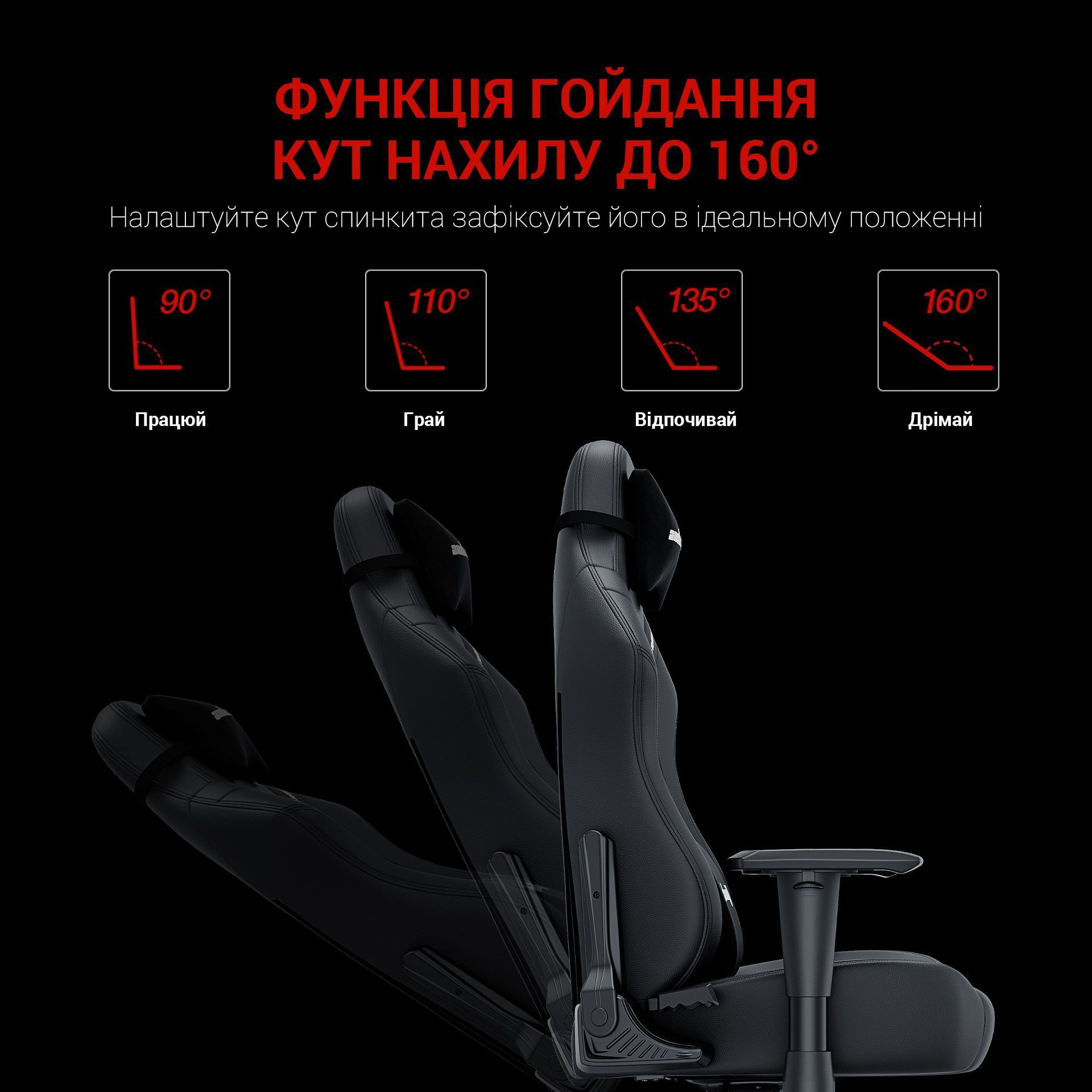 Крісло ігрове Anda Seat Luna Fabric Back/Blue Size L фото