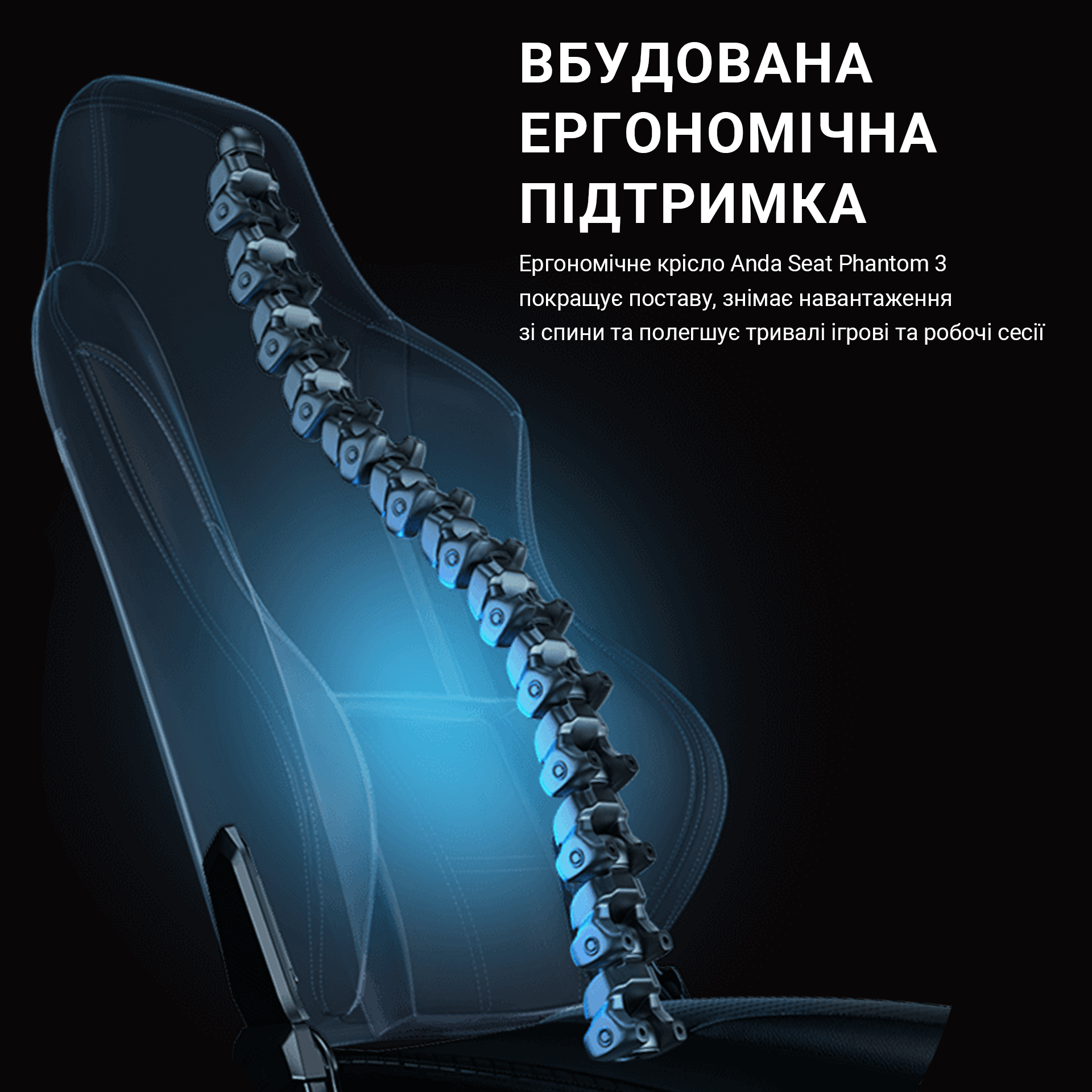 Кресло игровое Anda Seat Phantom 3 Grey Size L фото6