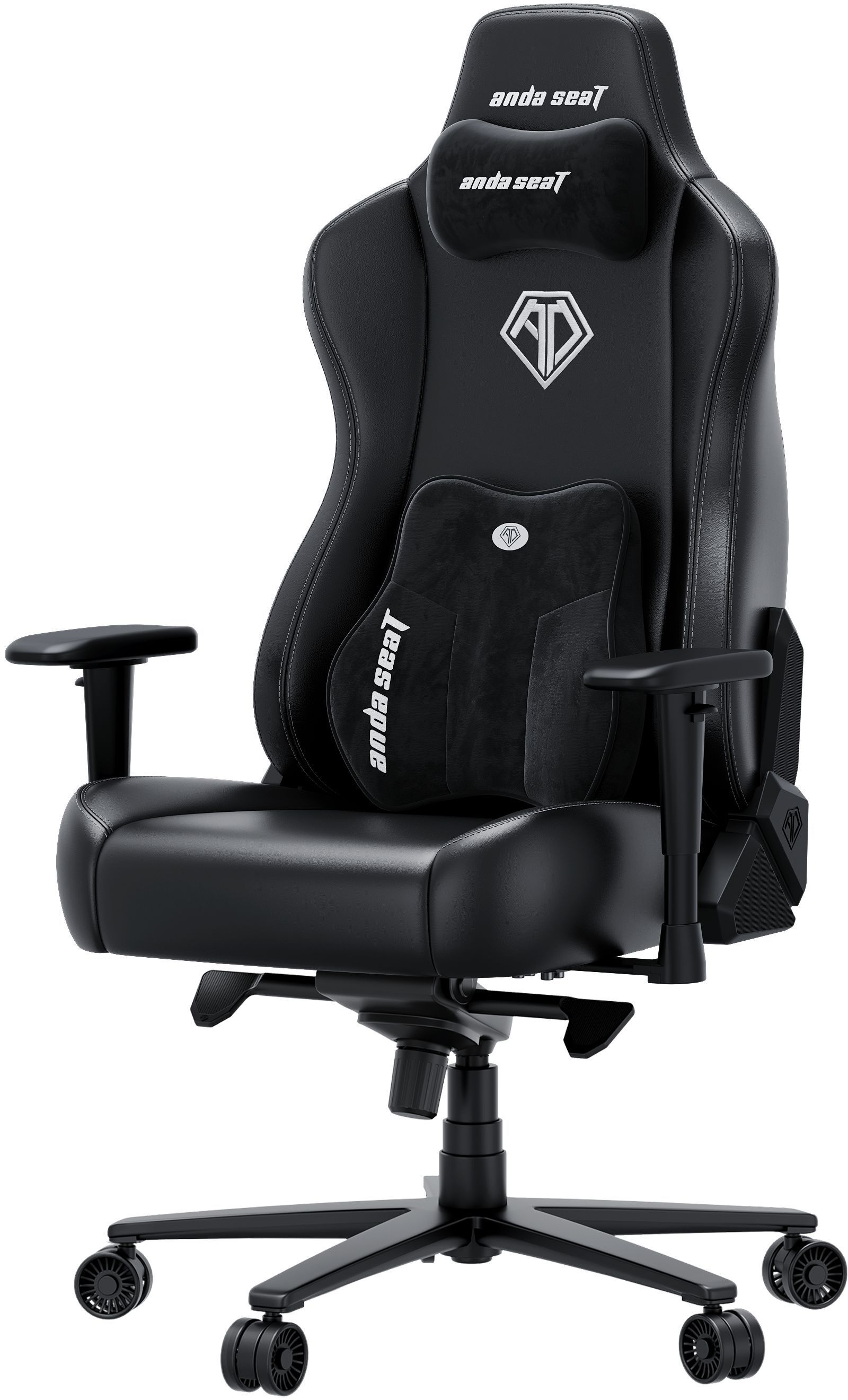 Крісло ігрове Anda Seat Novis Plus Black PVC Size XL фото3