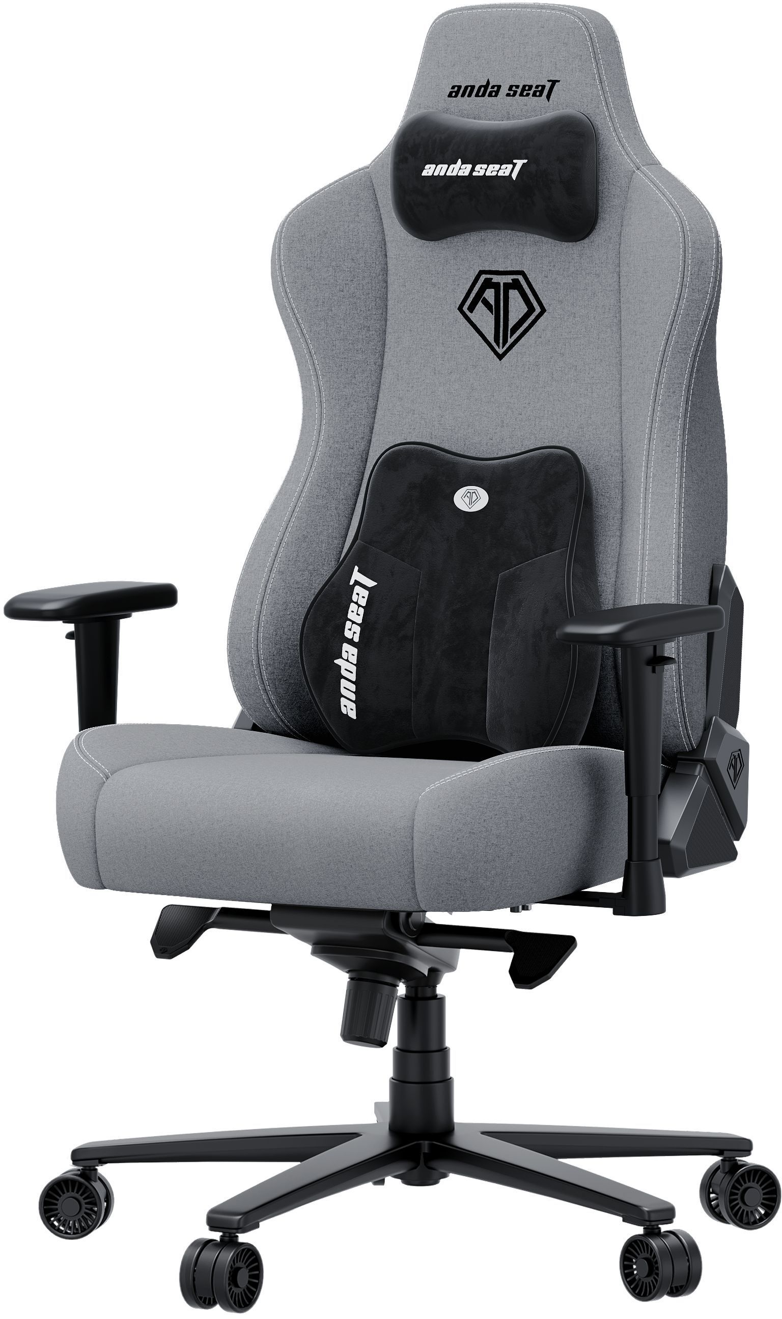 Крісло ігрове Anda Seat Novis Plus Fabric Grey Size XL фото3
