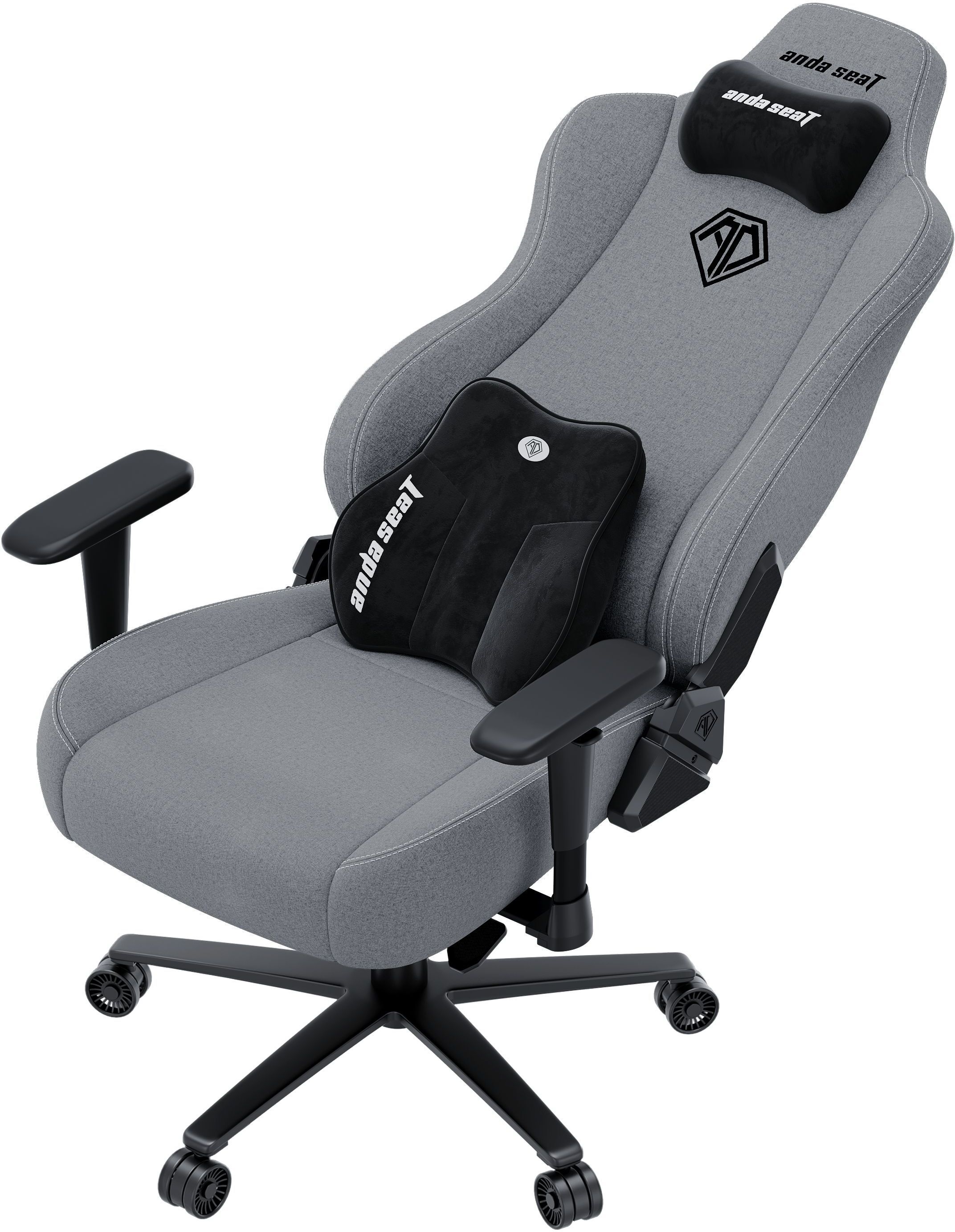Крісло ігрове Anda Seat Novis Plus Fabric Grey Size XL фото7