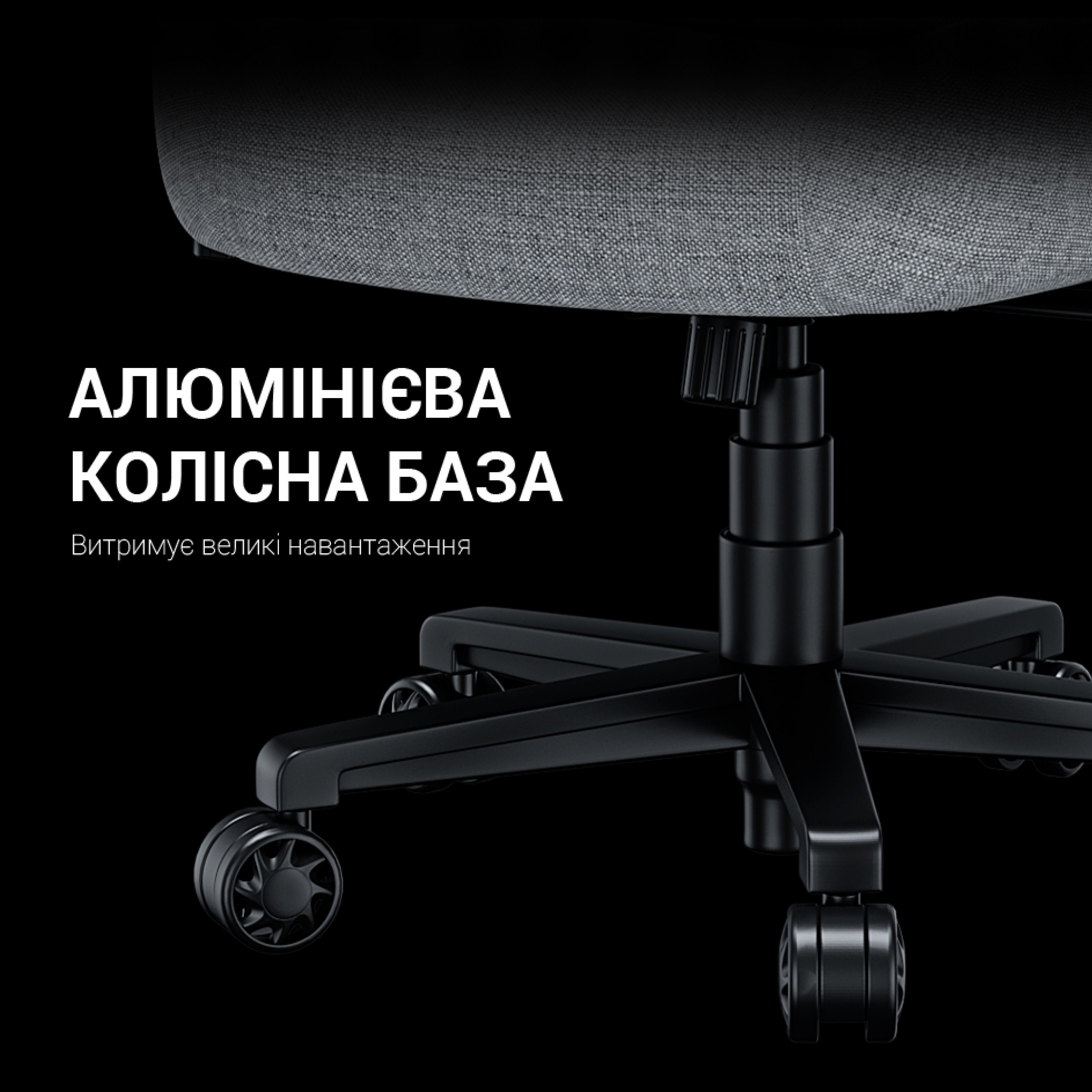 Кресло игровое Anda Seat Phantom 3 Pro Grey Fabric Size L фото
