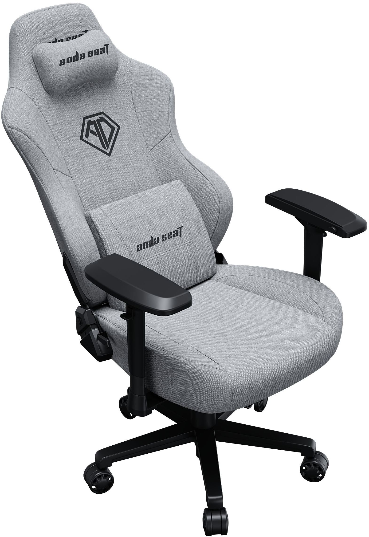 Кресло игровое Anda Seat Phantom 3 Pro Grey Fabric Size L фото