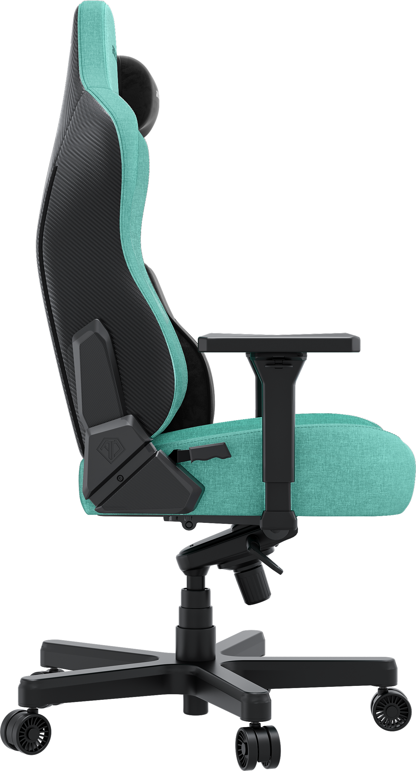 Кресло игровое Anda Seat Kaiser 3E Light Blue Fabric Size XL фото4