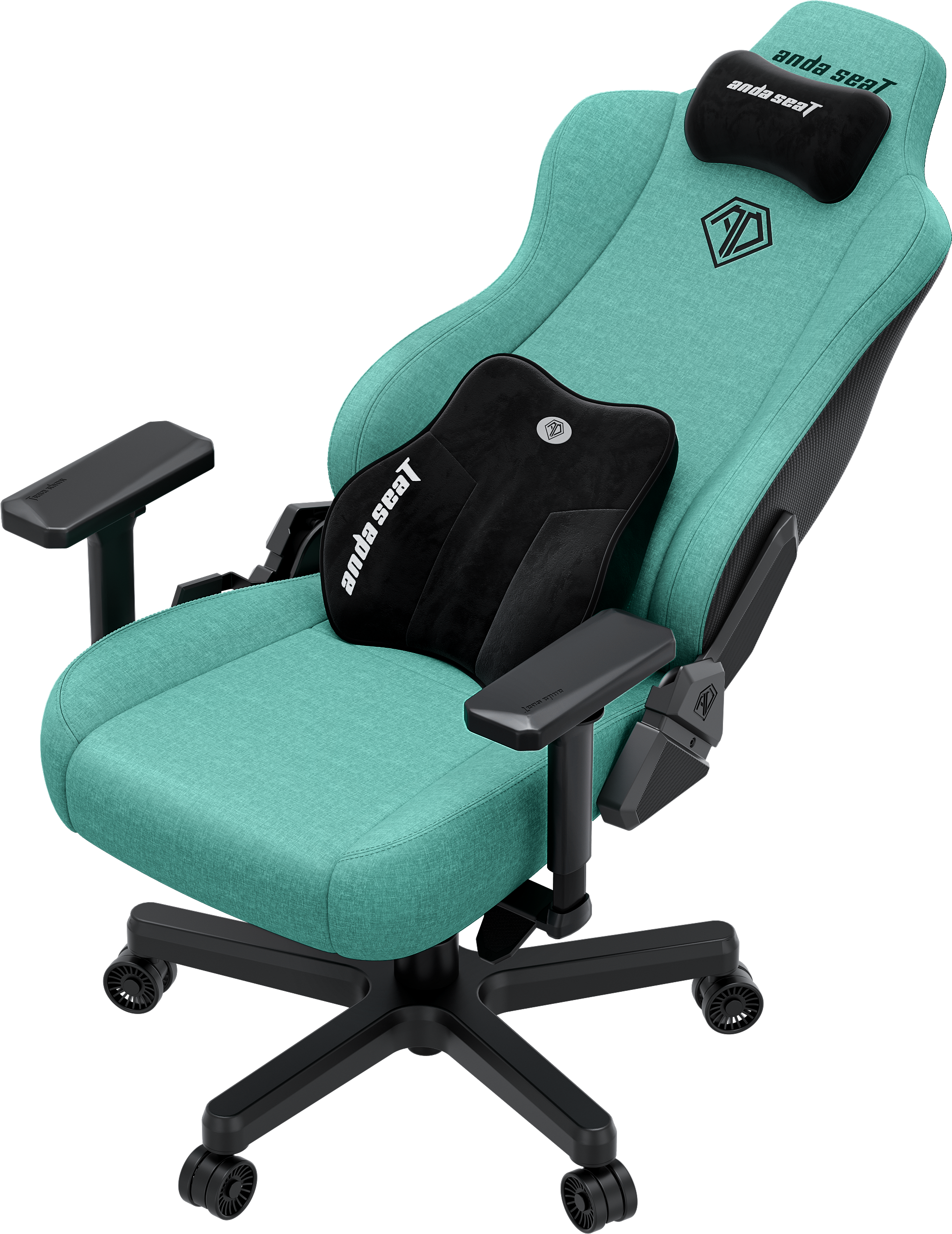 Кресло игровое Anda Seat Kaiser 3E Light Blue Fabric Size XL фото6