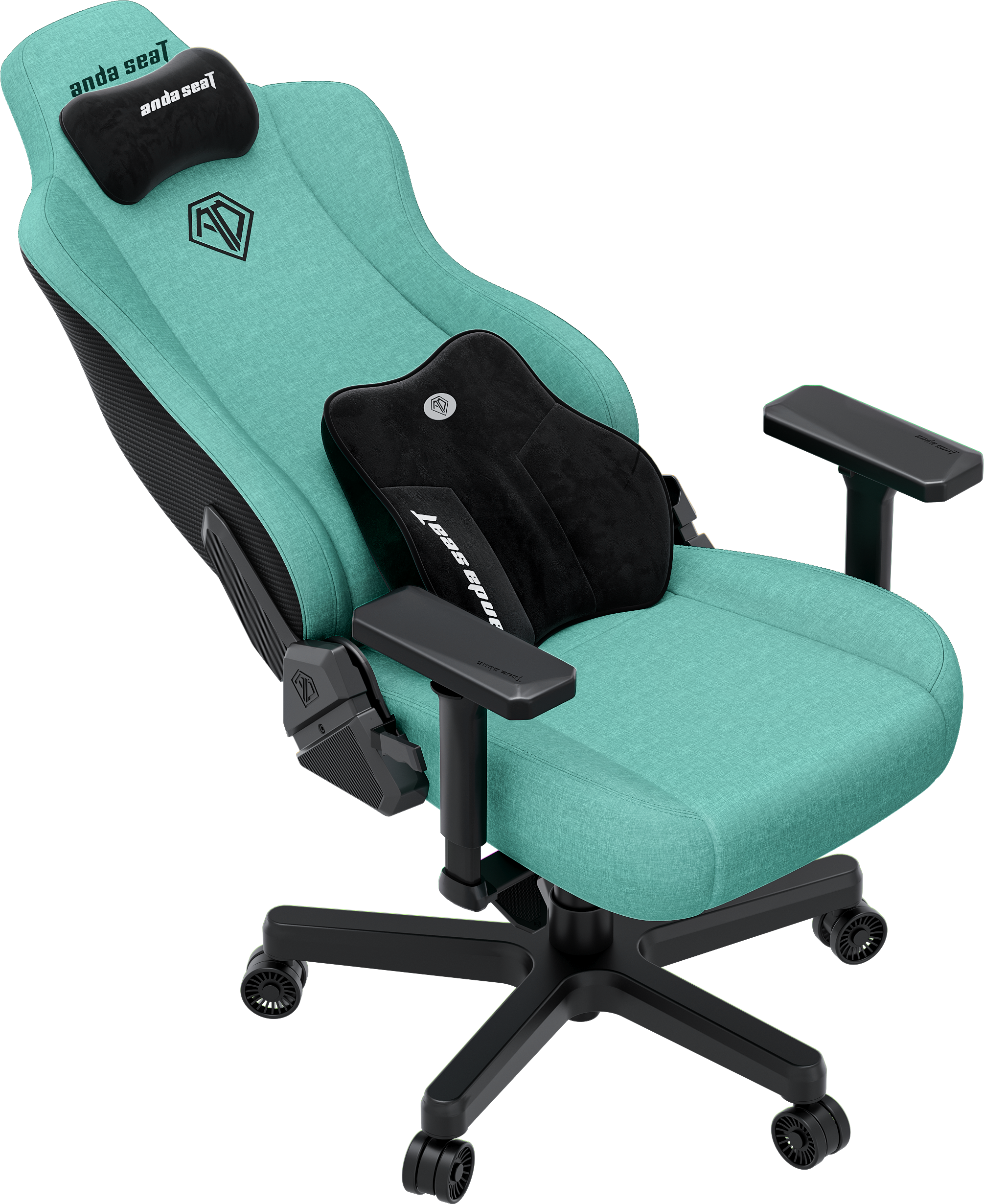 Кресло игровое Anda Seat Kaiser 3E Light Blue Fabric Size XL фото7