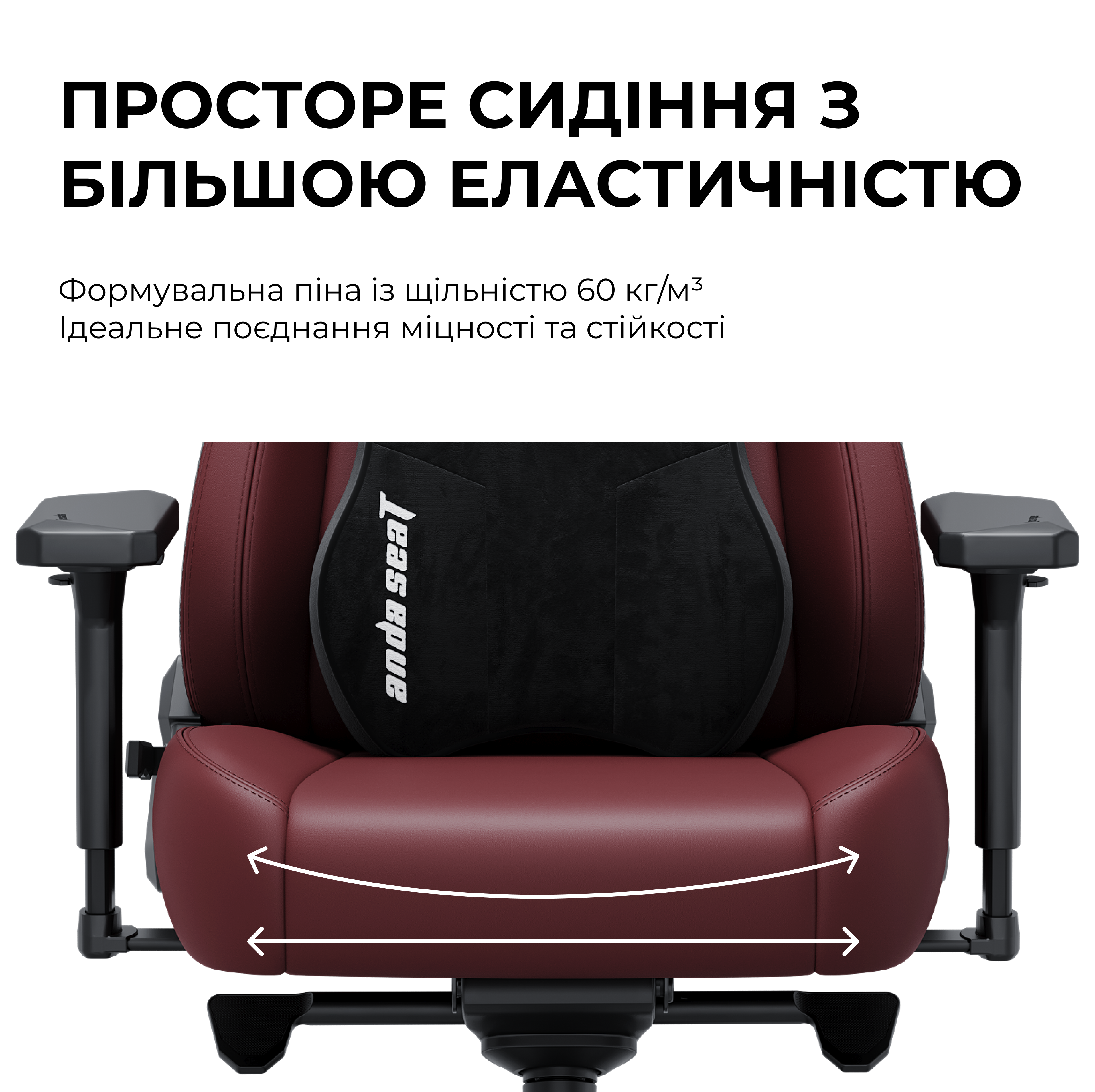 Кресло игровое Anda Seat Kaiser 3E Light Blue Fabric Size XL фото17