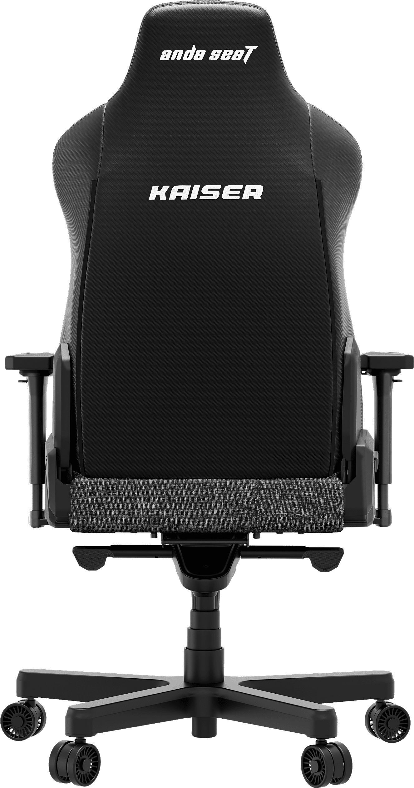 Кресло игровое Anda Seat Kaiser 3E Dark Grey Fabric Size XL фото5