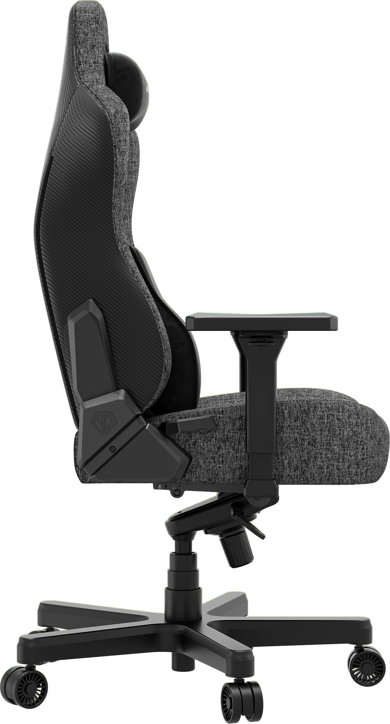 Кресло игровое Anda Seat Kaiser 3E Dark Grey Fabric Size XL фото4
