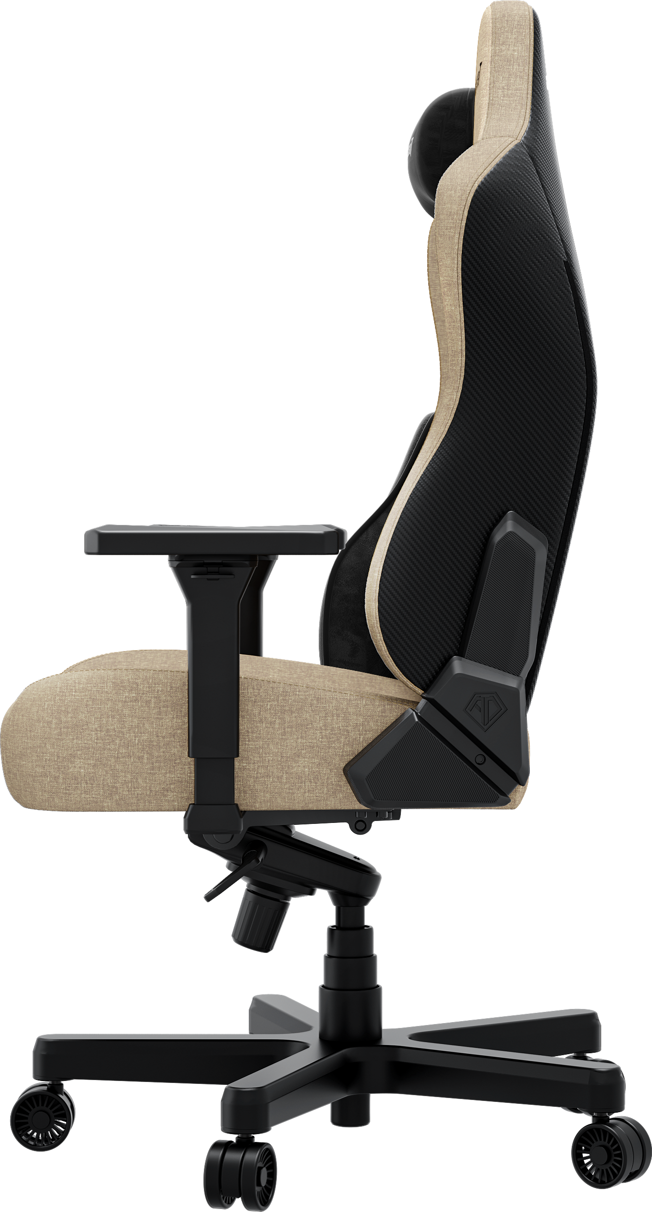 Кресло игровое Anda Seat Kaiser 3E Dark Beige Fabric Size XL фото5