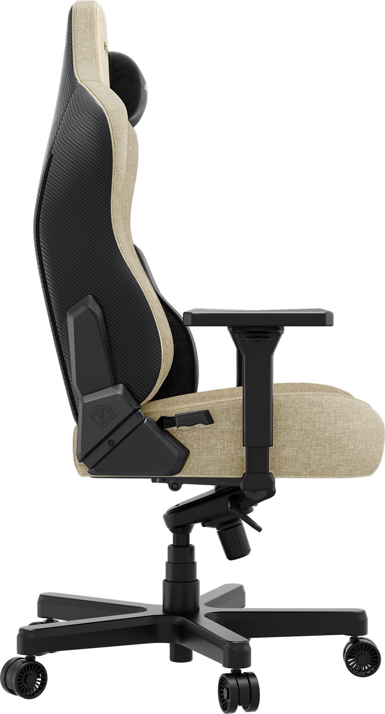 Крісло ігрове Anda Seat Kaiser 3E Beige Fabric Size XL фото