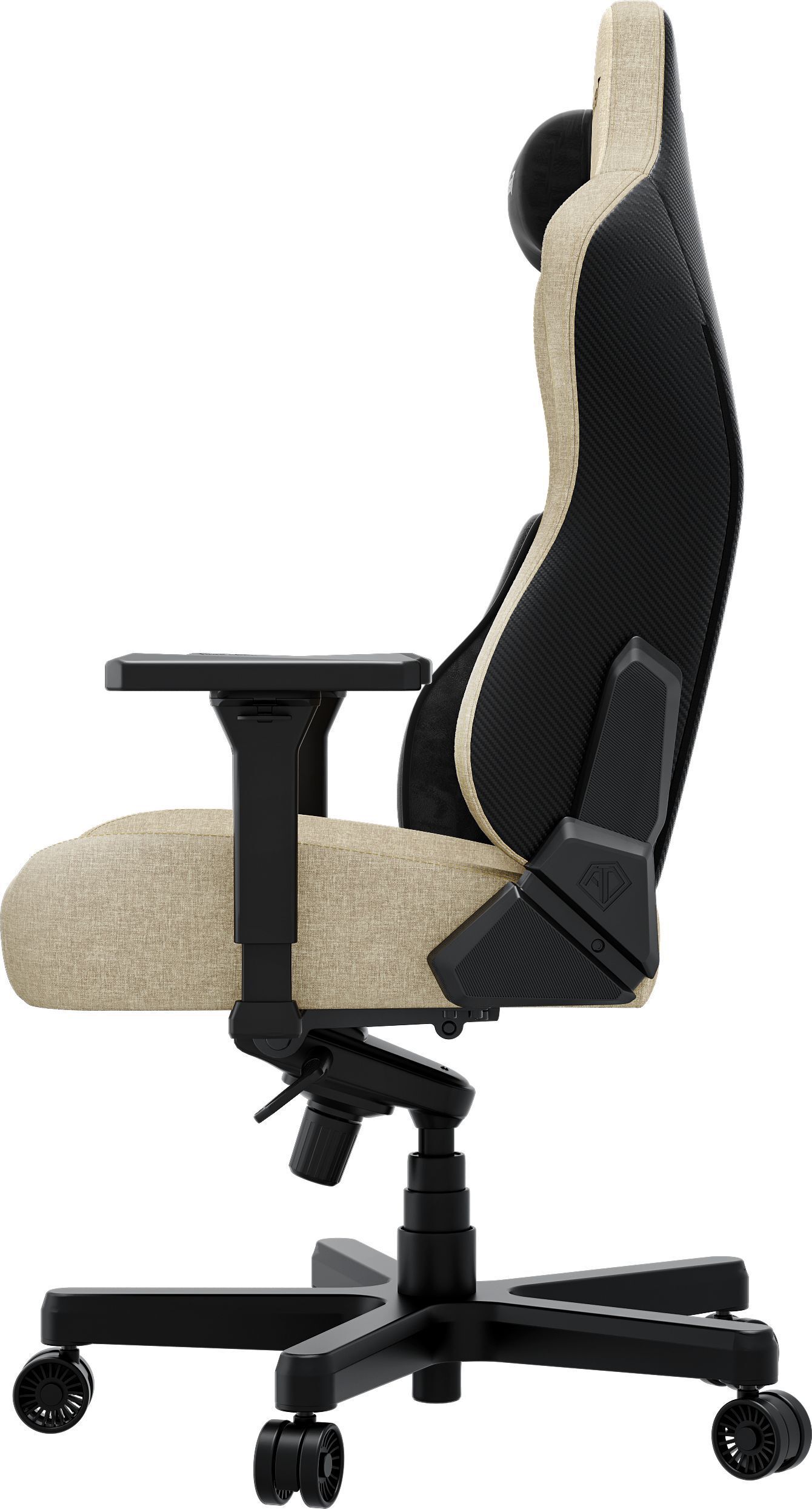 Крісло ігрове Anda Seat Kaiser 3E Beige Fabric Size XL фото