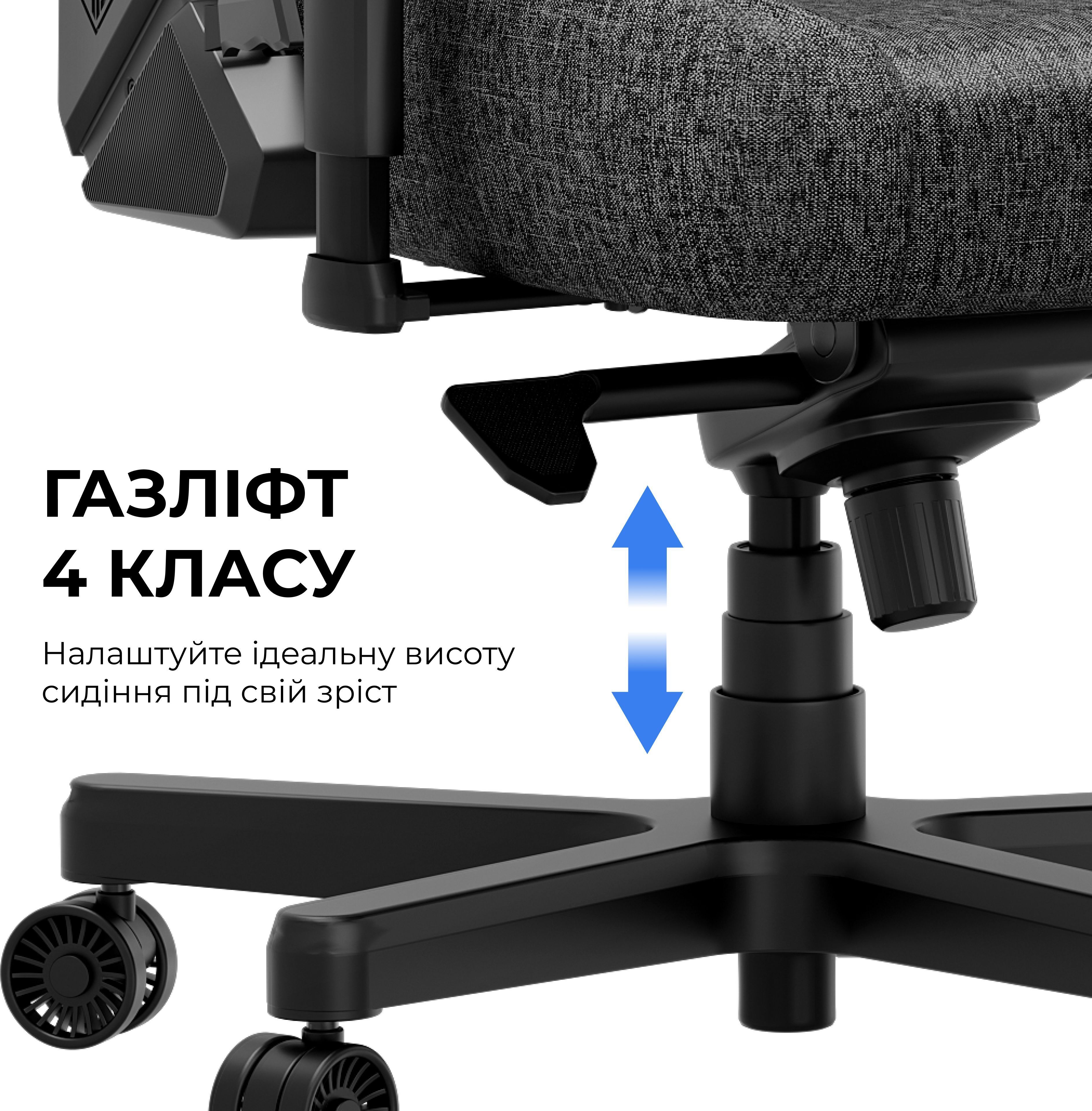 Крісло ігрове Anda Seat Kaiser 3E Beige Fabric Size XL фото