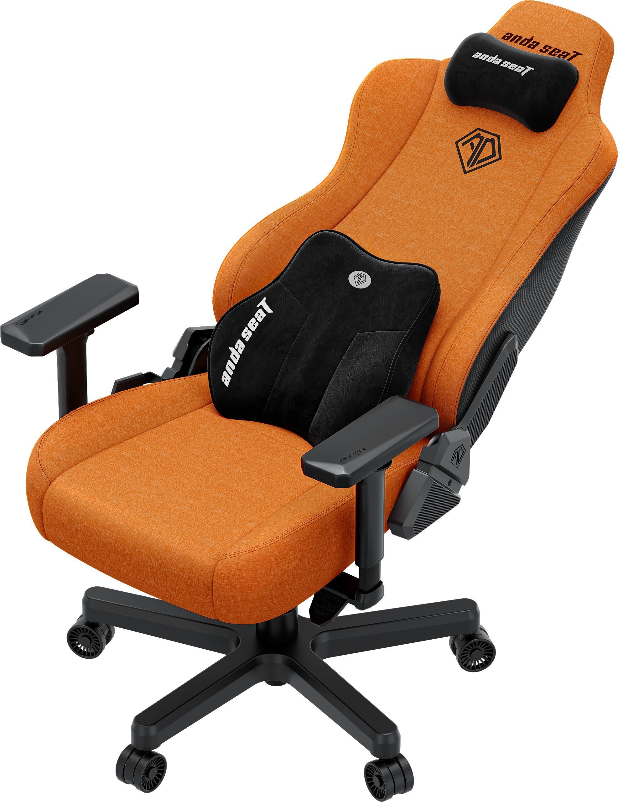 Кресло игровое Anda Seat Kaiser 3E Orange Fabric Size XL фото7
