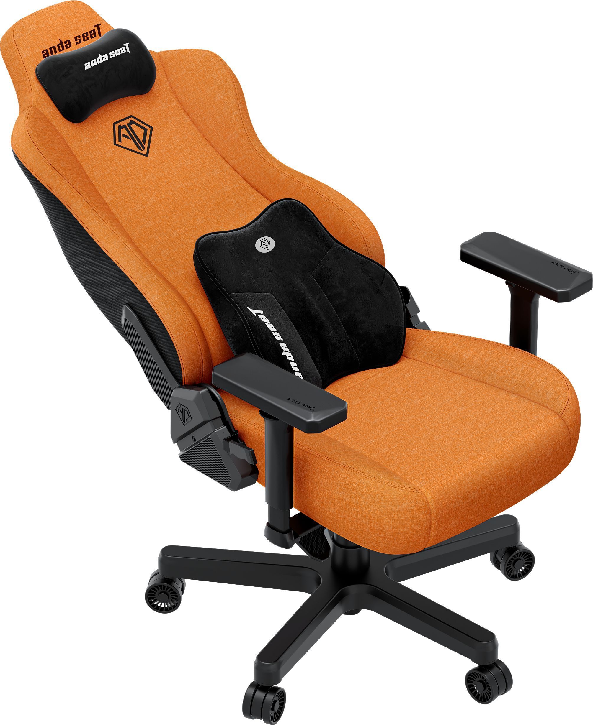 Кресло игровое Anda Seat Kaiser 3E Orange Fabric Size XL фото8
