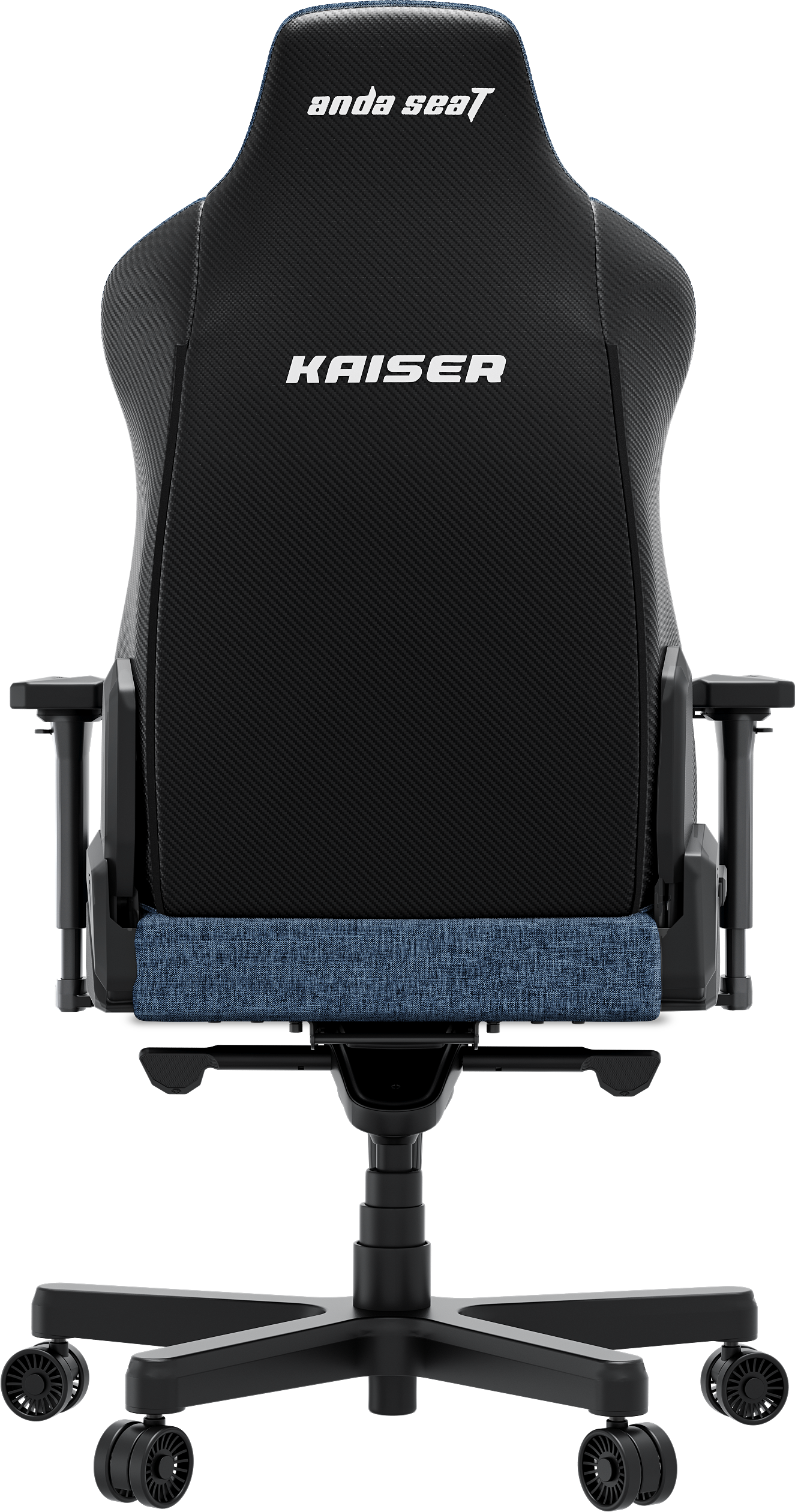 Кресло игровое Anda Seat Kaiser 3E Dark Blue Fabric Size XL фото3