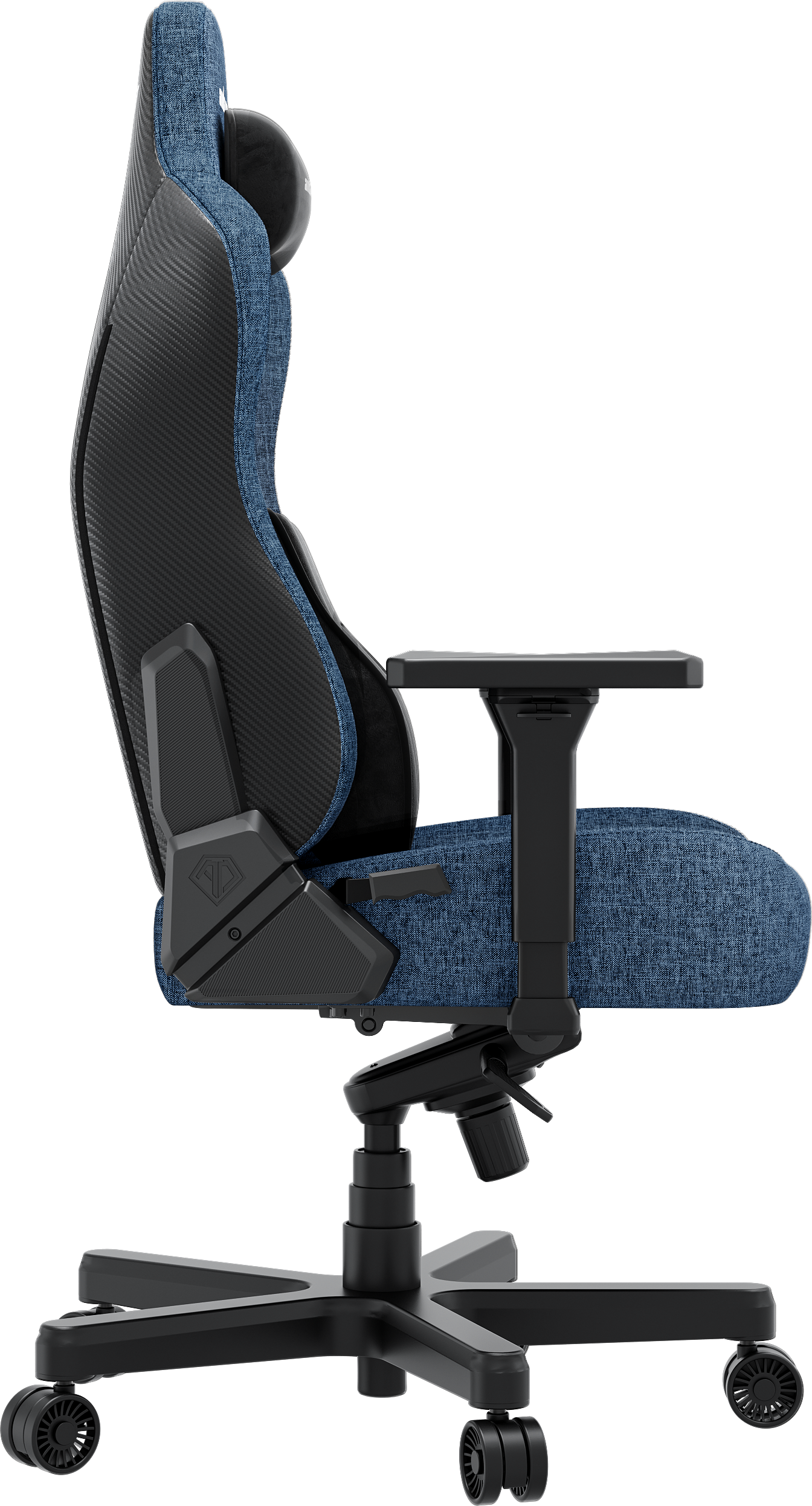Кресло игровое Anda Seat Kaiser 3E Dark Blue Fabric Size XL фото4