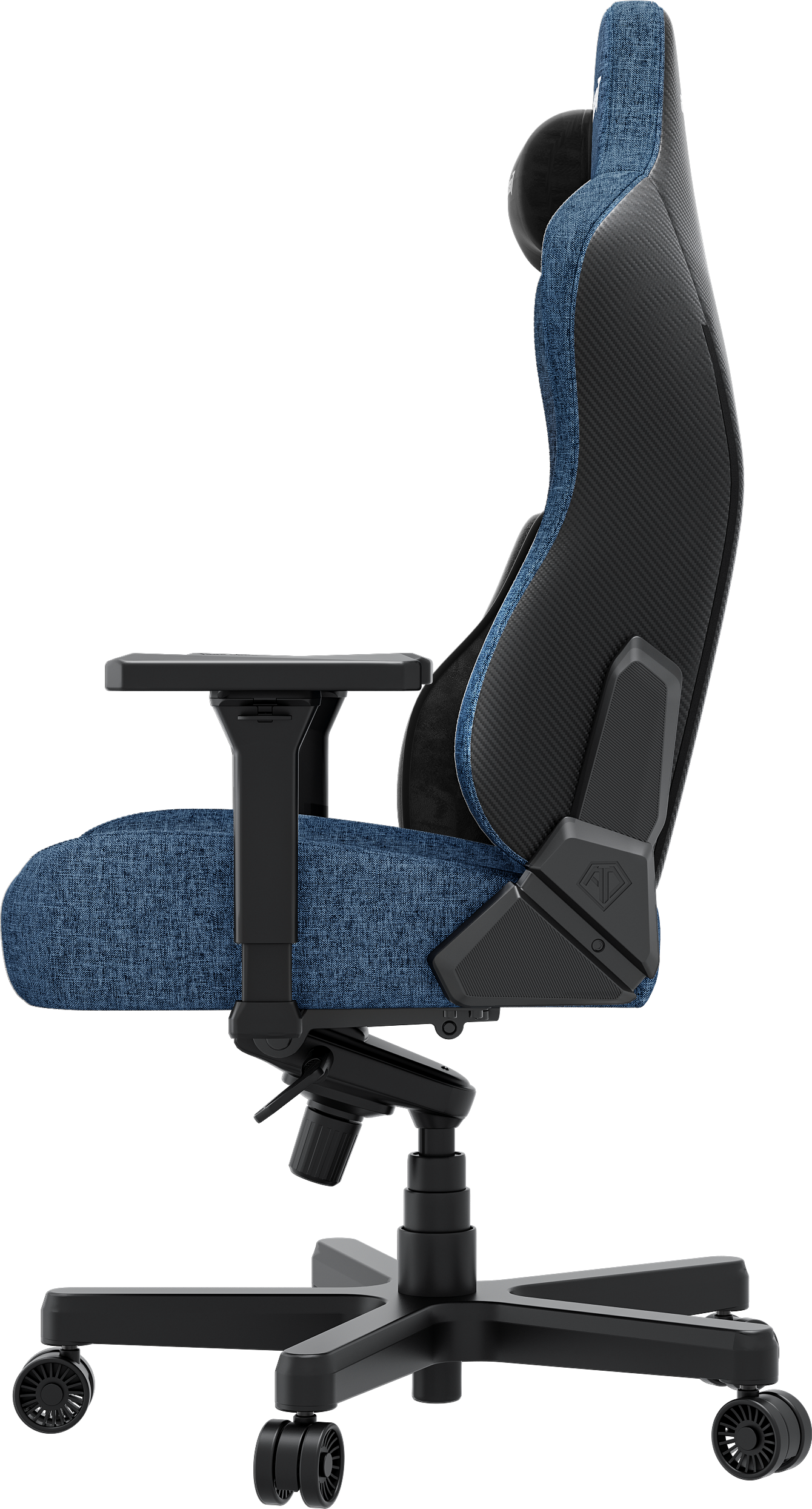 Кресло игровое Anda Seat Kaiser 3E Dark Blue Fabric Size XL фото5