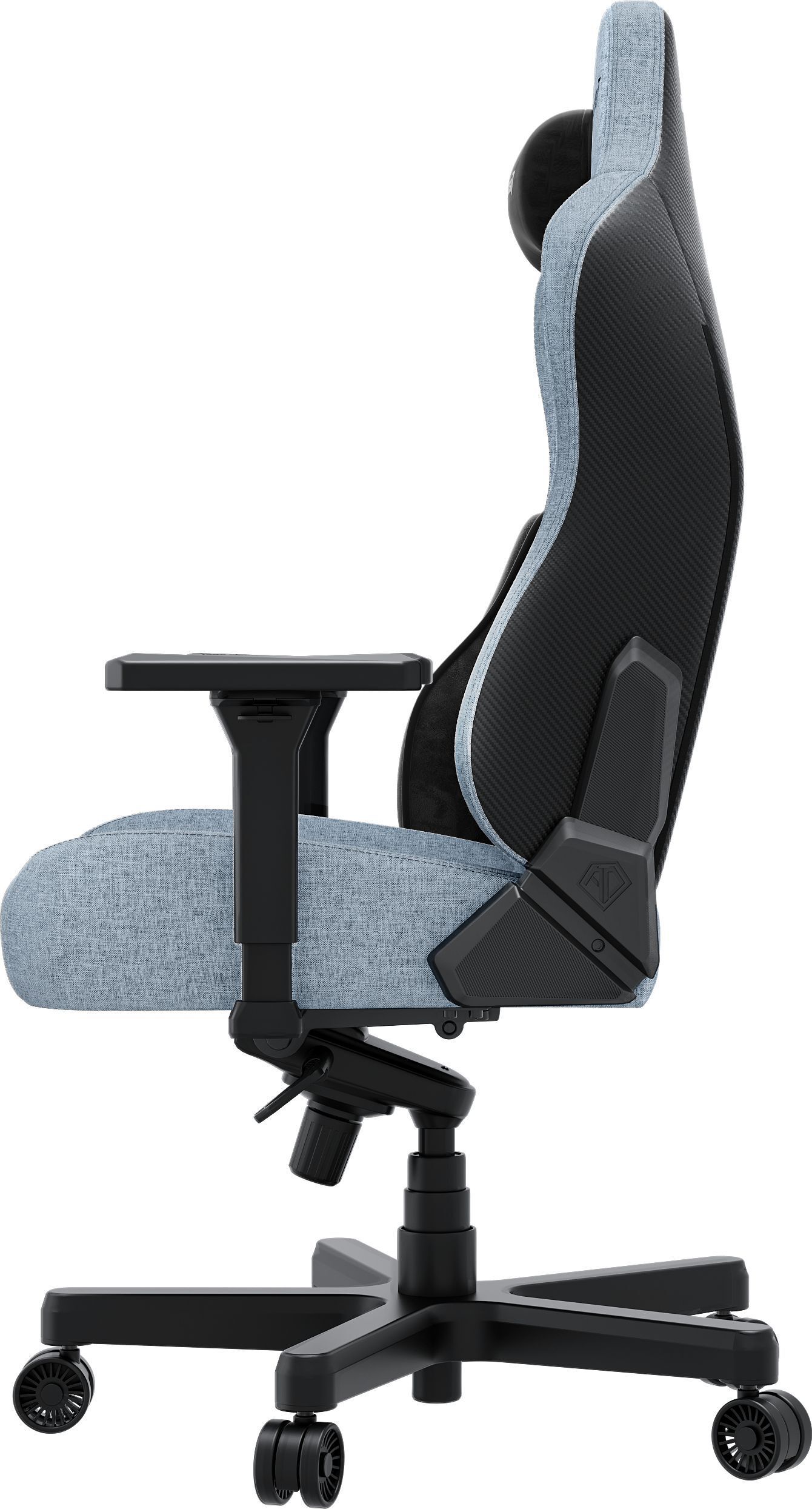 Кресло игровое Anda Seat Kaiser 3E Gray Blue Fabric Size XL фото6