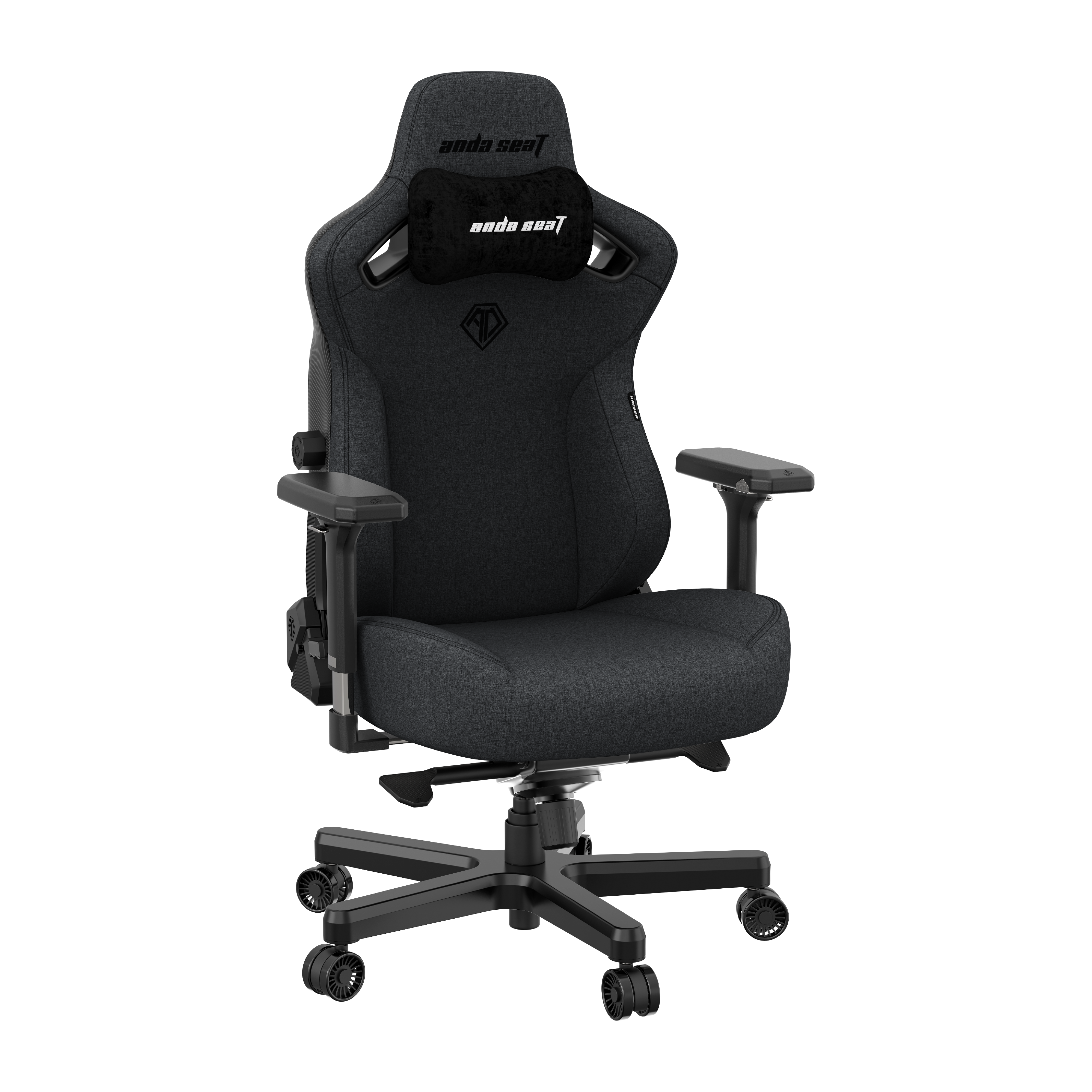 Кресло игровое Anda Seat Kaiser 3 Dark Gray Fabric Size L фото2