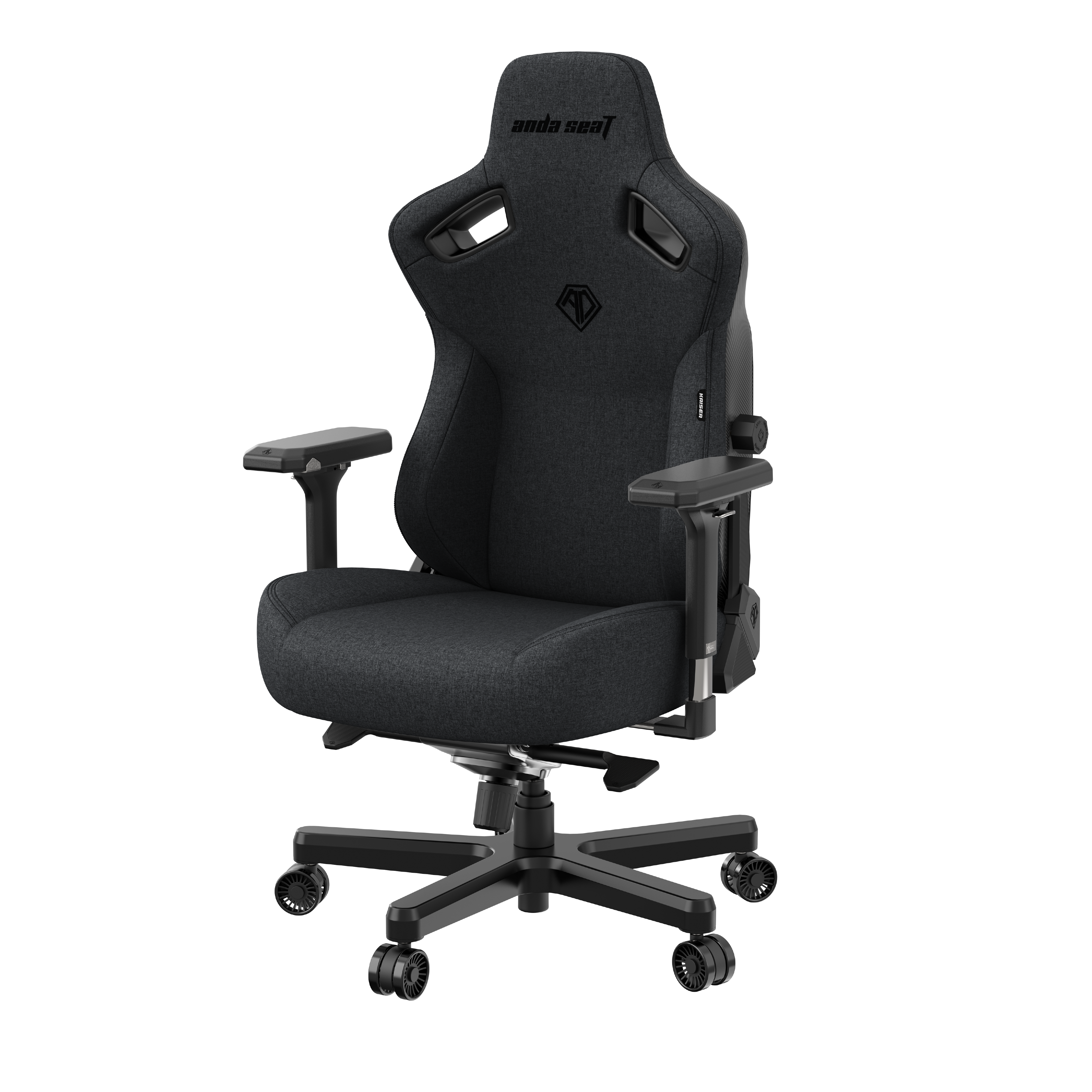 Кресло игровое Anda Seat Kaiser 3 Dark Gray Fabric Size L фото10
