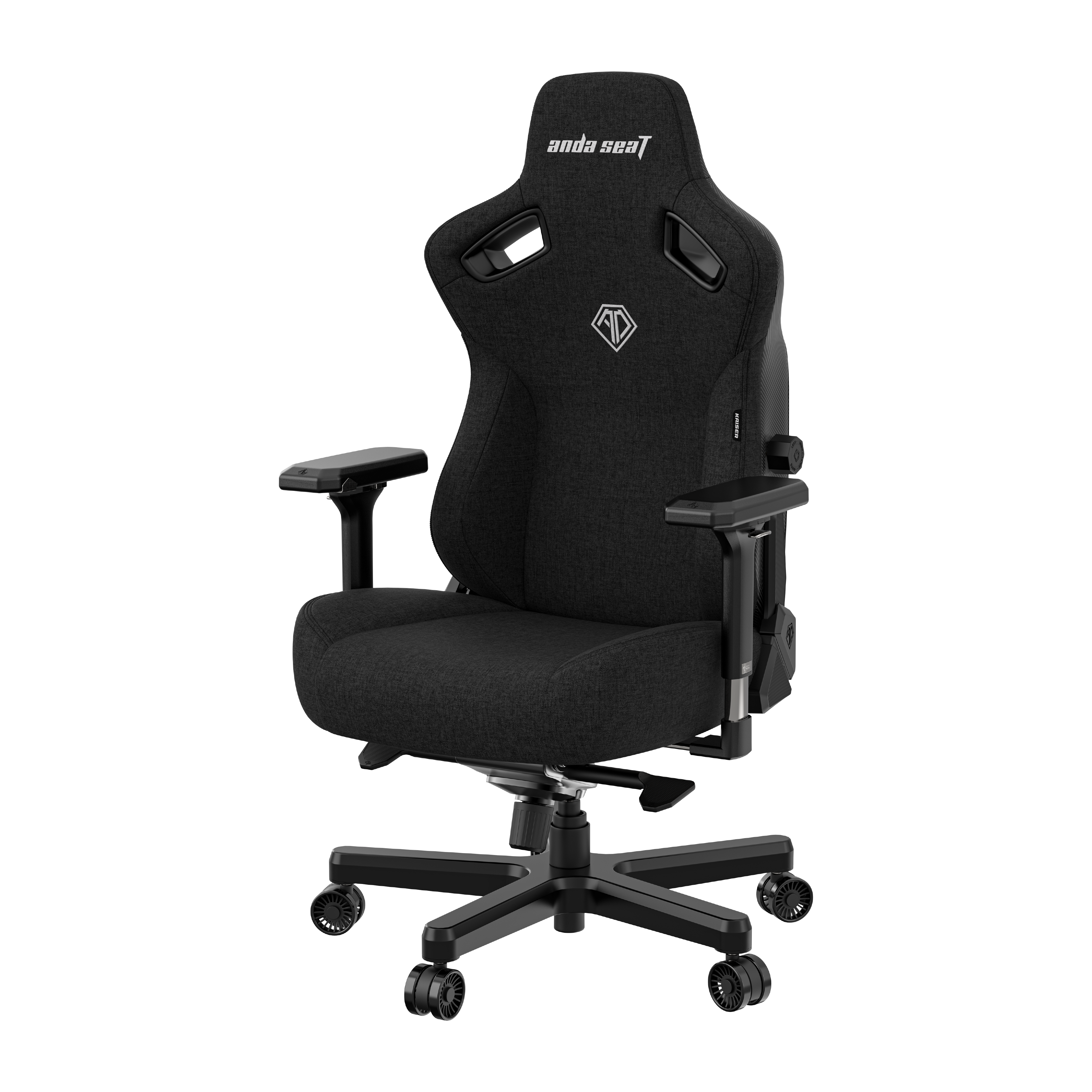Крісло ігрове Anda Seat Kaiser 3 Black Fabric Size XL фото