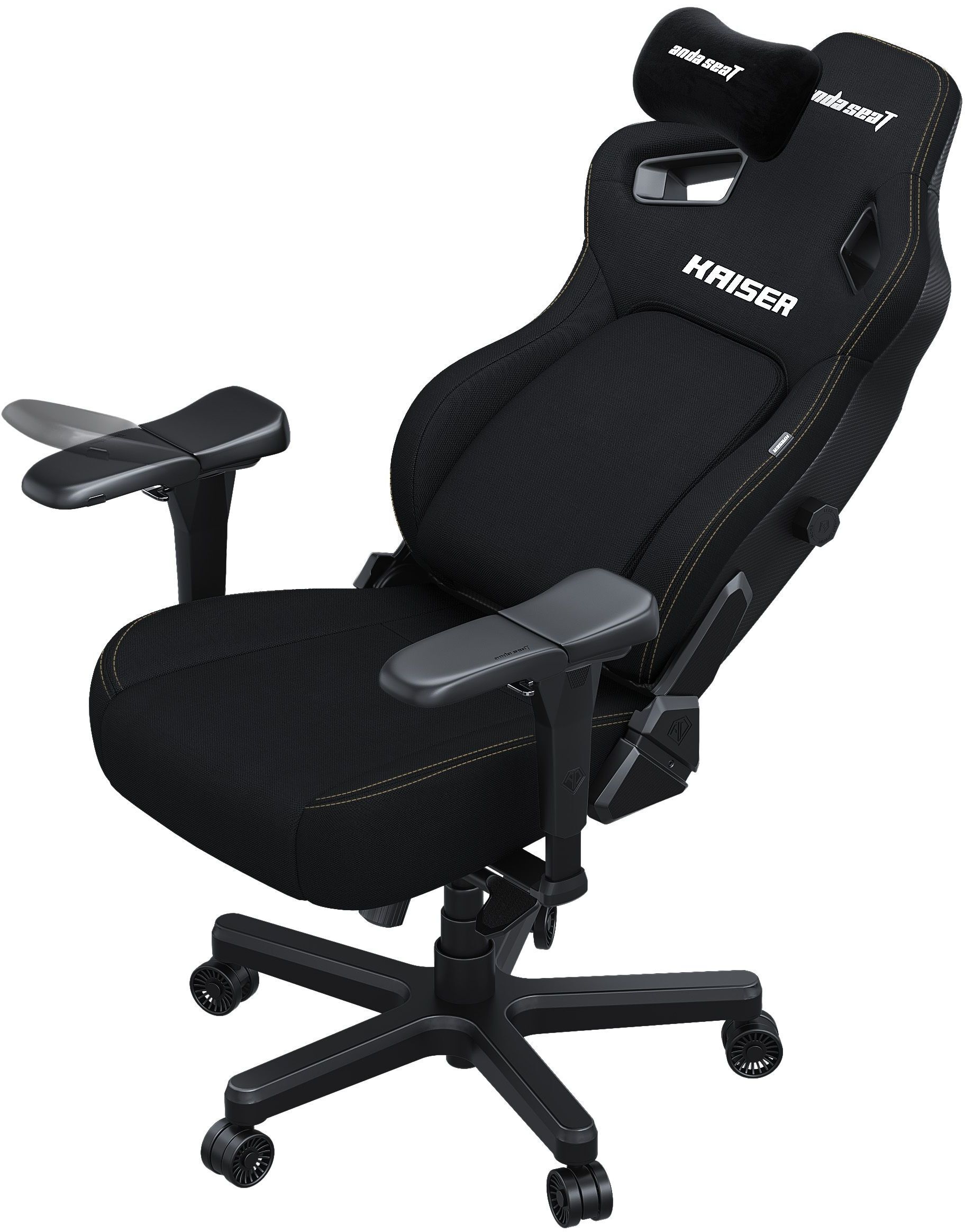 Крісло ігрове Anda Seat Kaiser 4 Black Fabric Size L фото7