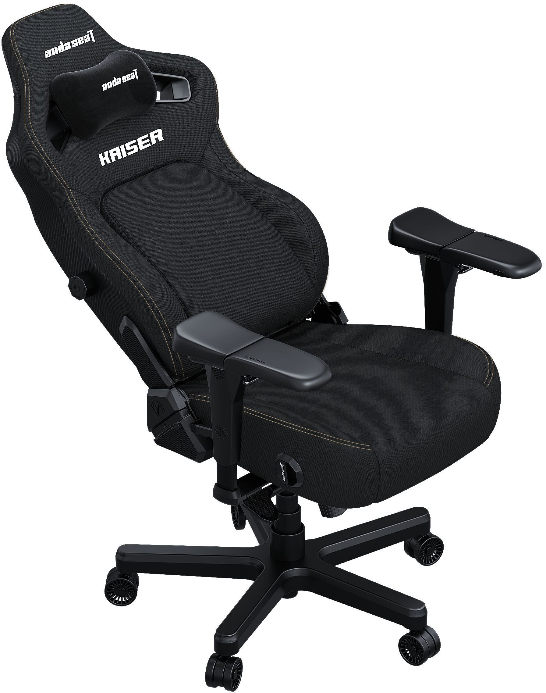 Крісло ігрове Anda Seat Kaiser 4 Black Fabric Size L фото3