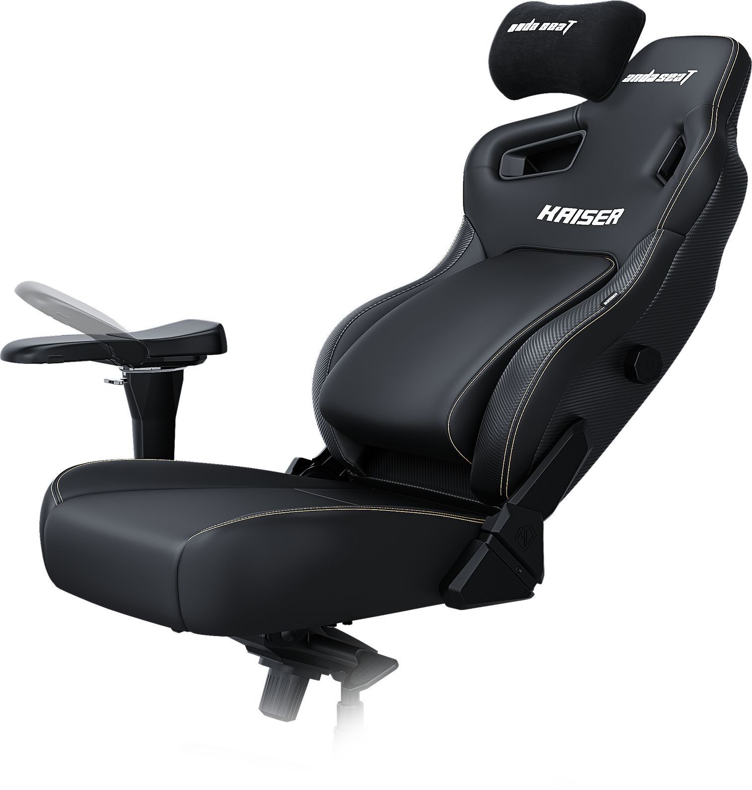 Крісло ігрове Anda Seat Kaiser 4 Black PVC Size L фото7