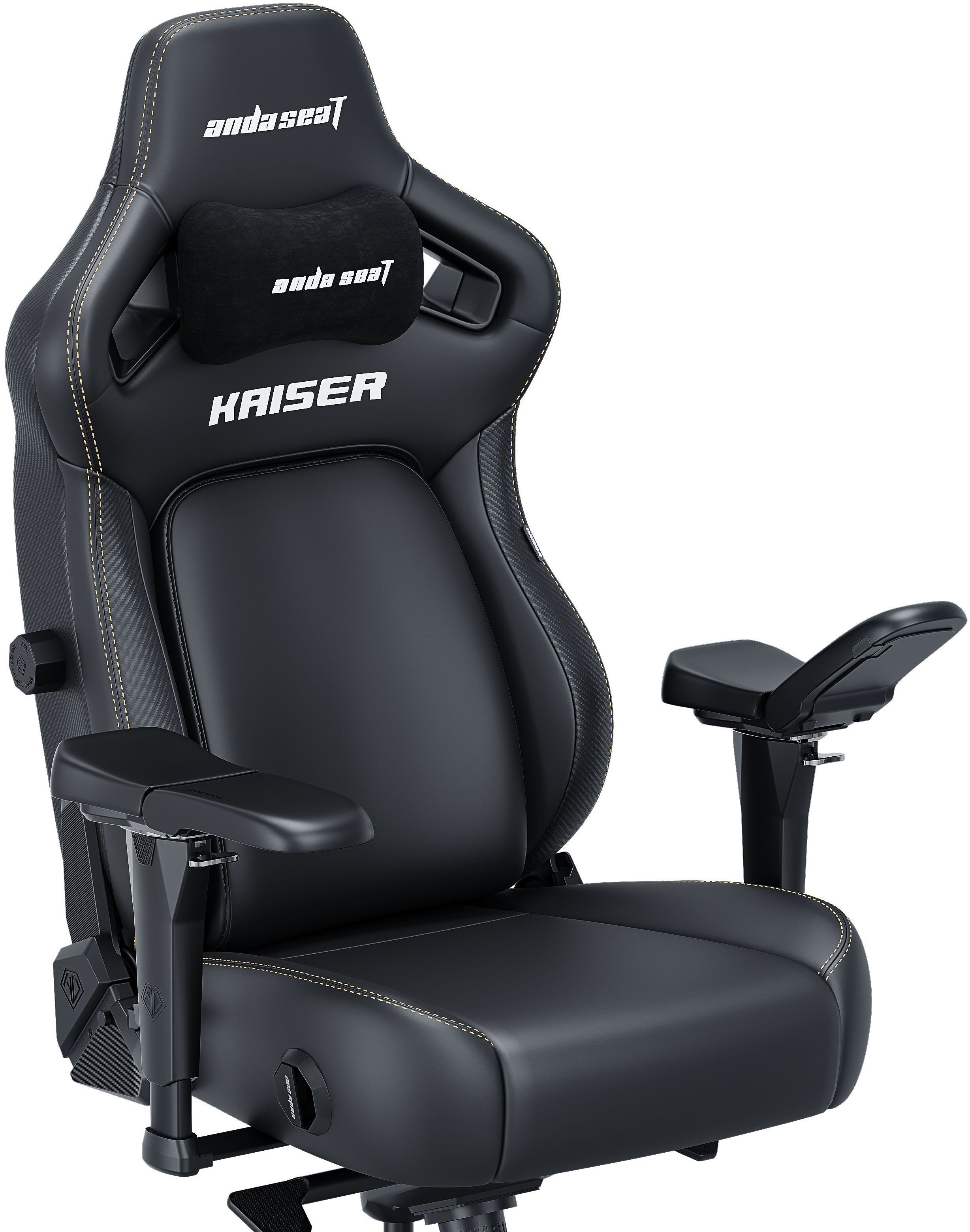 Крісло ігрове Anda Seat Kaiser 4 Black PVC Size L фото8