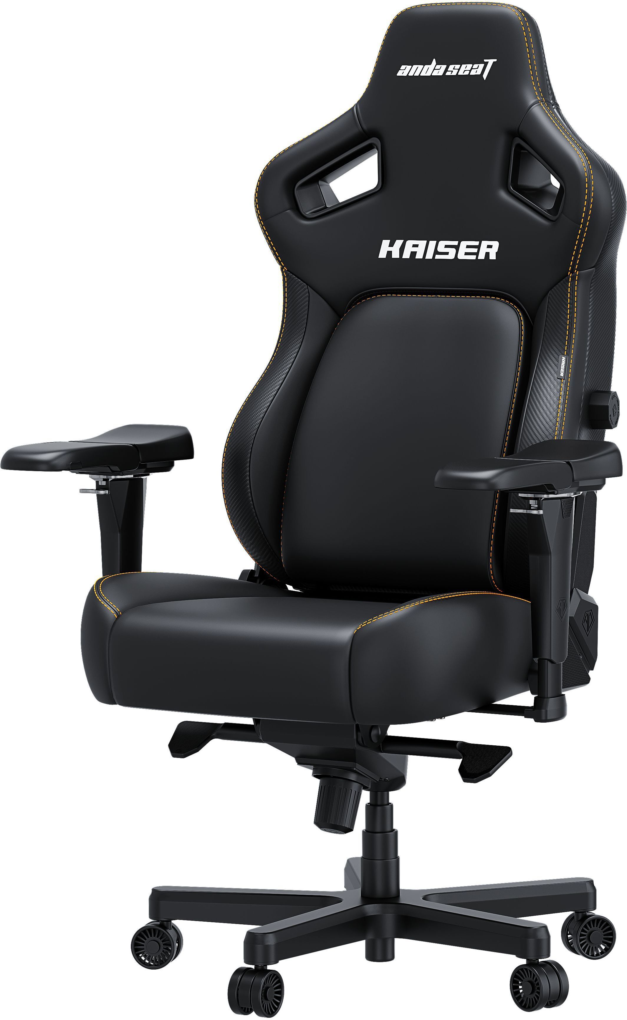 Крісло ігрове Anda Seat Kaiser 4 Black PVC Size L фото2