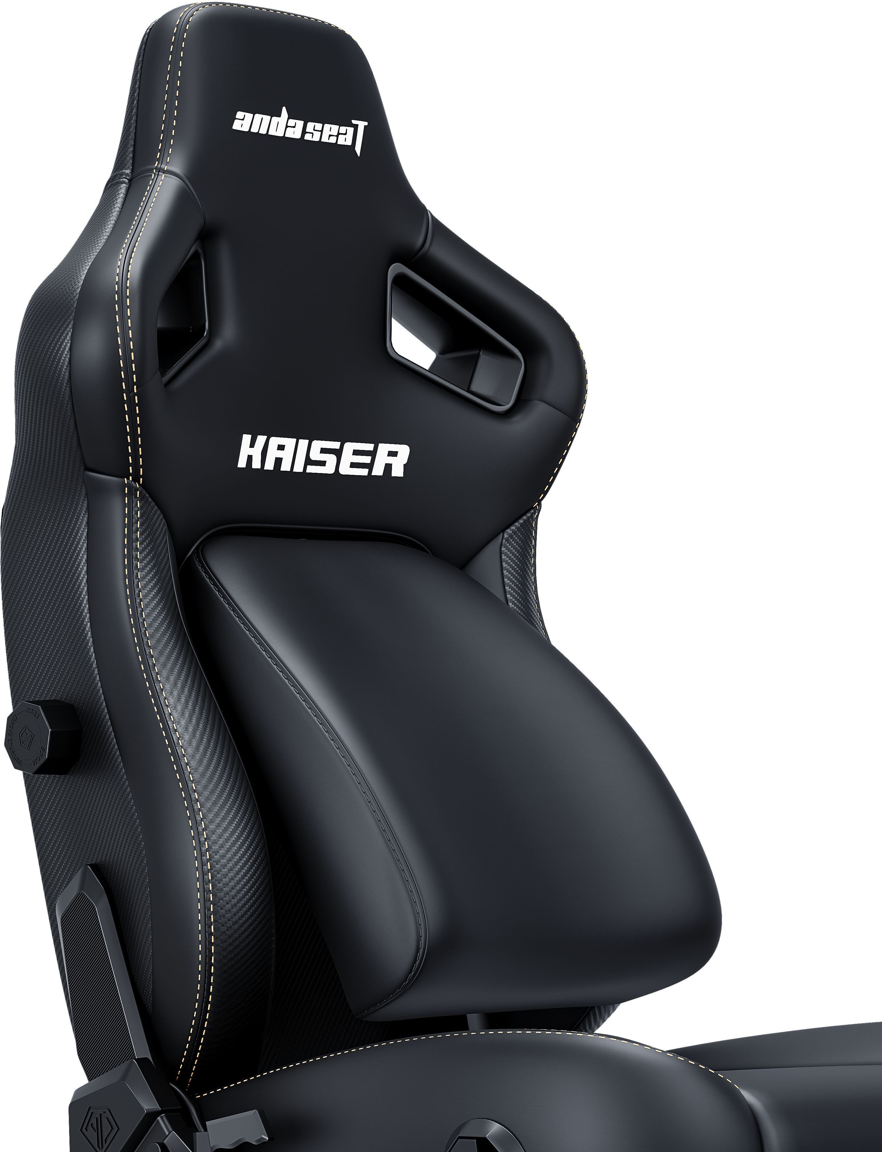 Крісло ігрове Anda Seat Kaiser 4 Black PVC Size L фото11