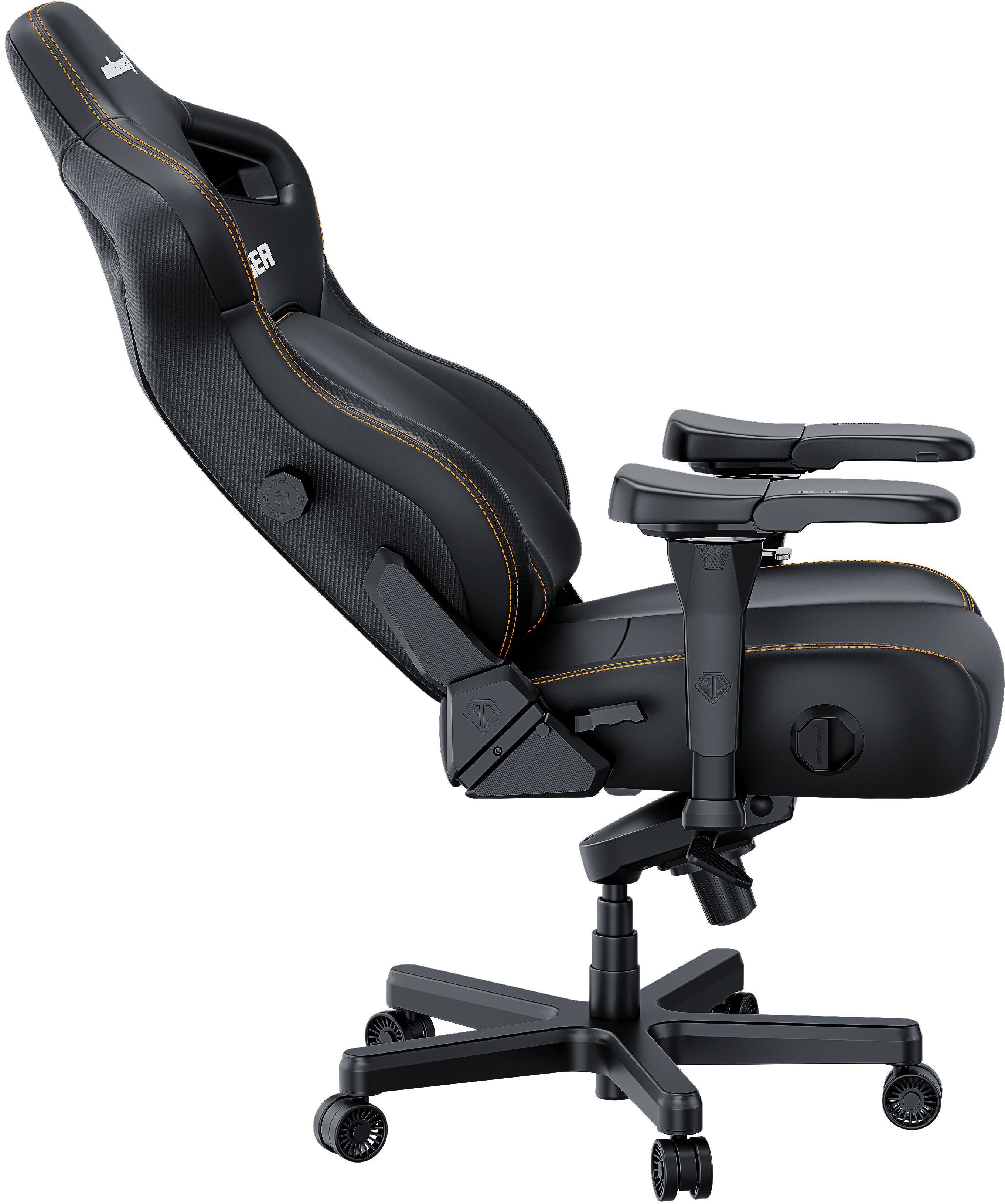 Крісло ігрове Anda Seat Kaiser 4 Black PVC Size L фото4