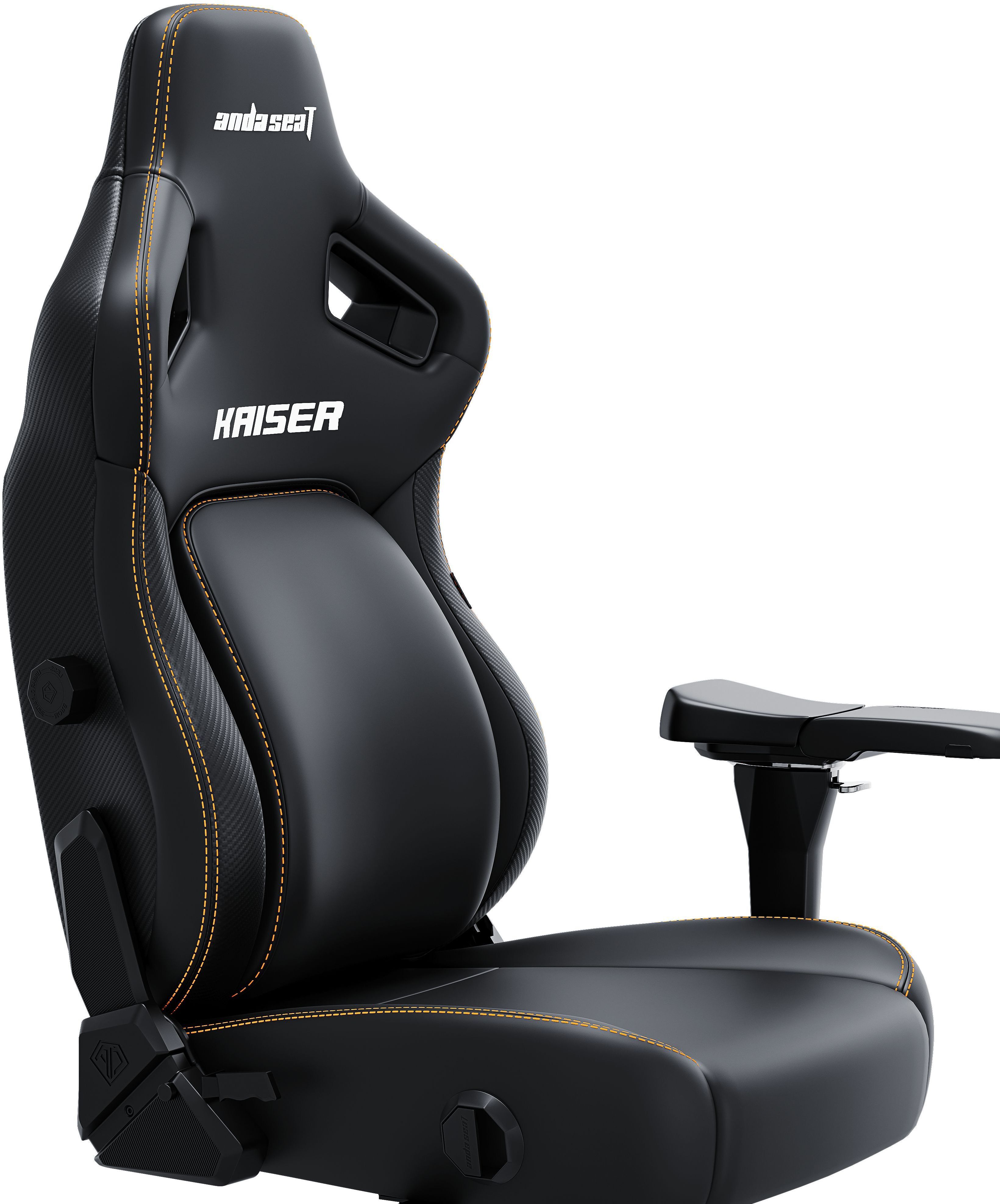 Крісло ігрове Anda Seat Kaiser 4 Black PVC Size L фото10